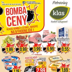Klas leták - náhľad letáku platný od 01.09.2025