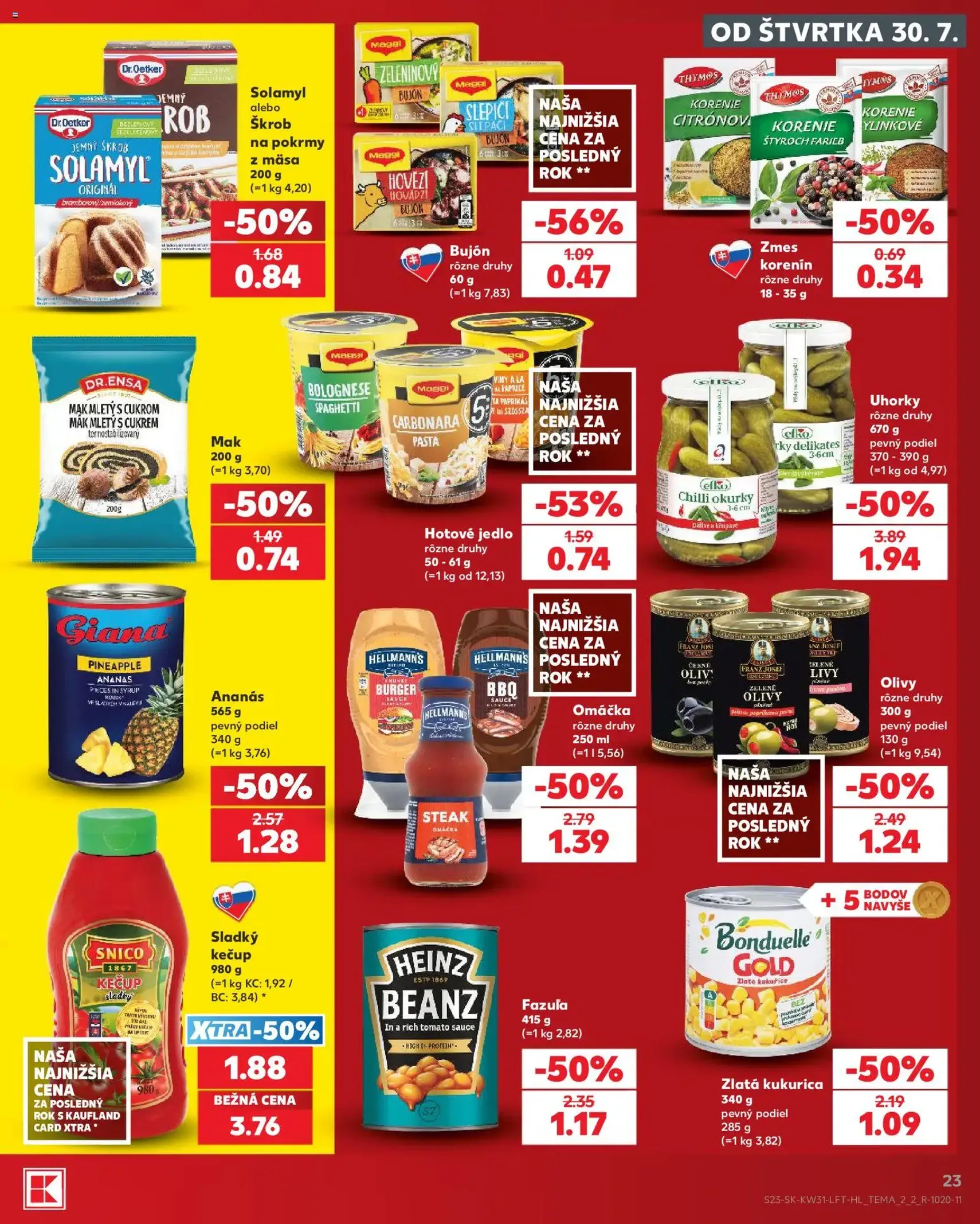 Kaufland SK akciós újság - 2026.07.30. érvényes szórólap 23 oldal 74 oldalból