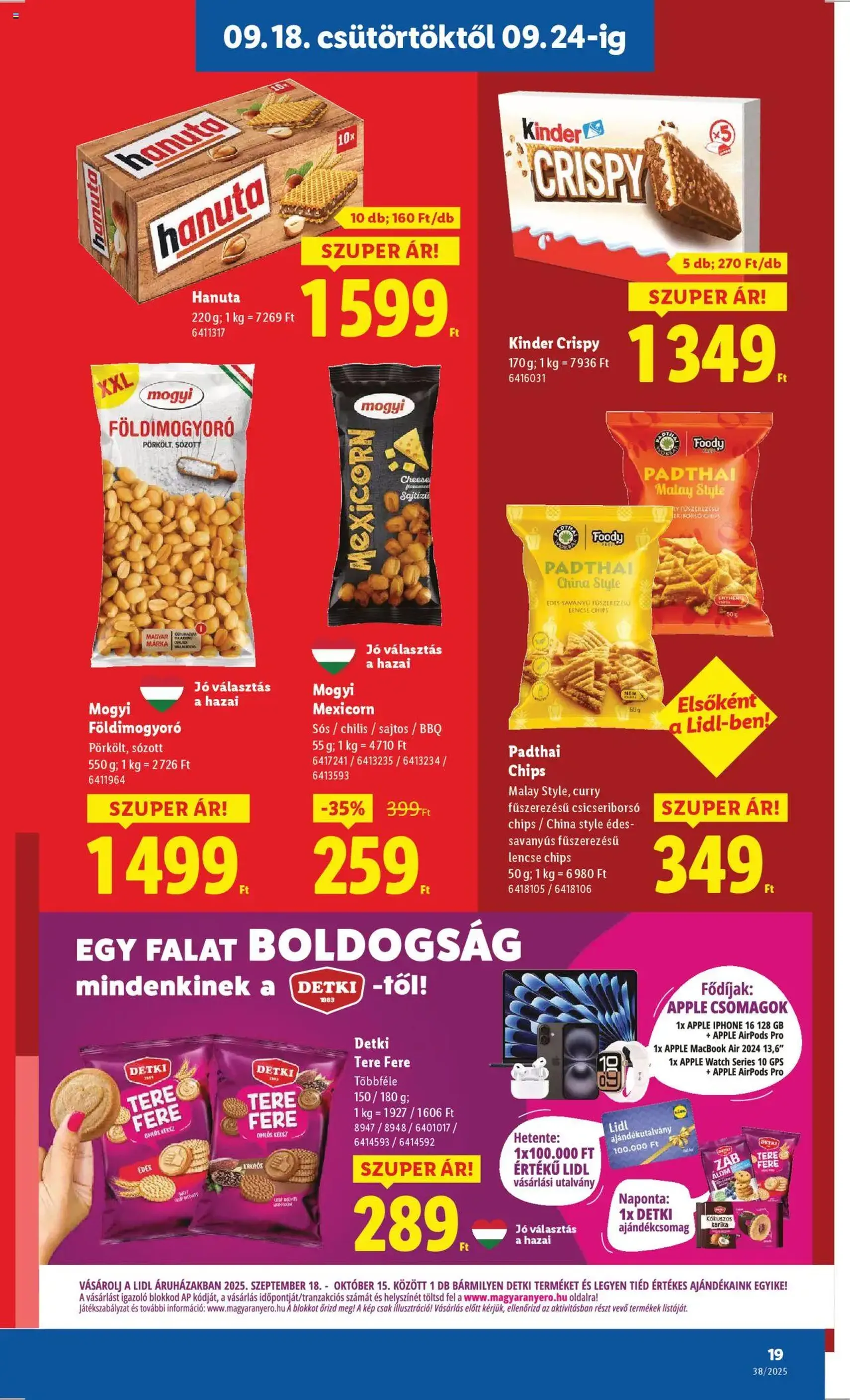 Lidl Akciós újság - 2025.09.18. érvényes szórólap 19 oldal 74 oldalból