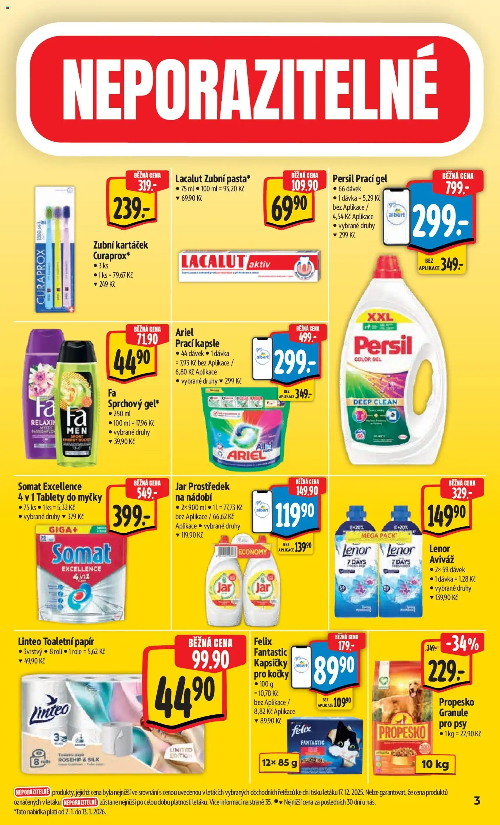 Albert leták - Hypermarket - platný leták od 02.01.2026 strana 3 z 46