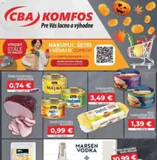 CBA Komfos leták - náhľad letáku platný od 23.10.2025