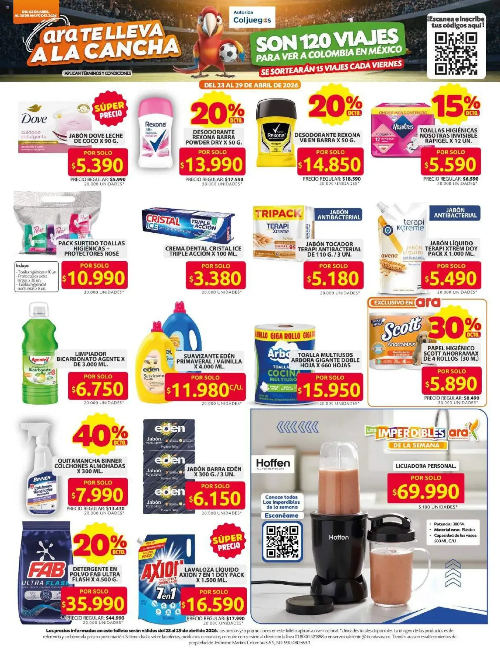 Ara catálogo - Ahorra con precios bajos y ofertas en la canasta familiar | ara - folleto válido desde 02/04/2026 página 12 de 12