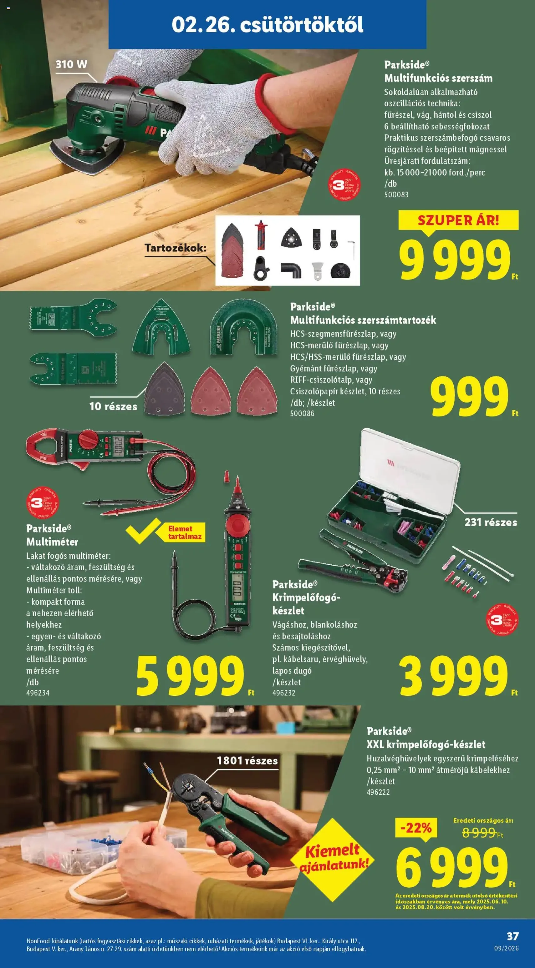 Lidl Akciós újság - 2026.02.26. érvényes szórólap 37 oldal 80 oldalból