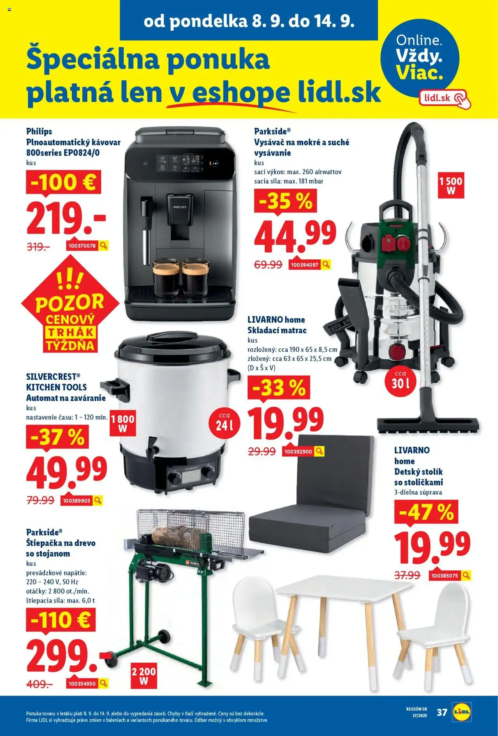 Lidl leták - platný leták od 08.09.2025 strana 63 z 91 Lidl leták - platný leták od 08.09.2025 strana 63 z 91