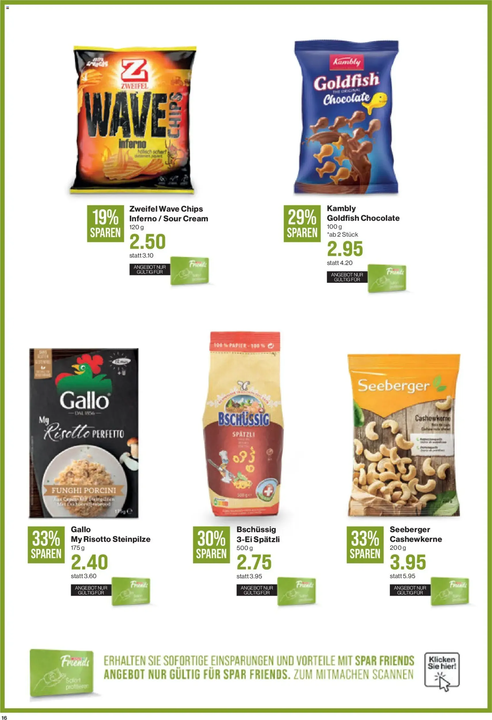 SPAR Aktionen - Gültiger Prospekt ab 30.10.2025, Seite 16 von insgesamt 25 SPAR Aktionen - Gültiger Prospekt ab 30.10.2025, Seite 16 von insgesamt 25