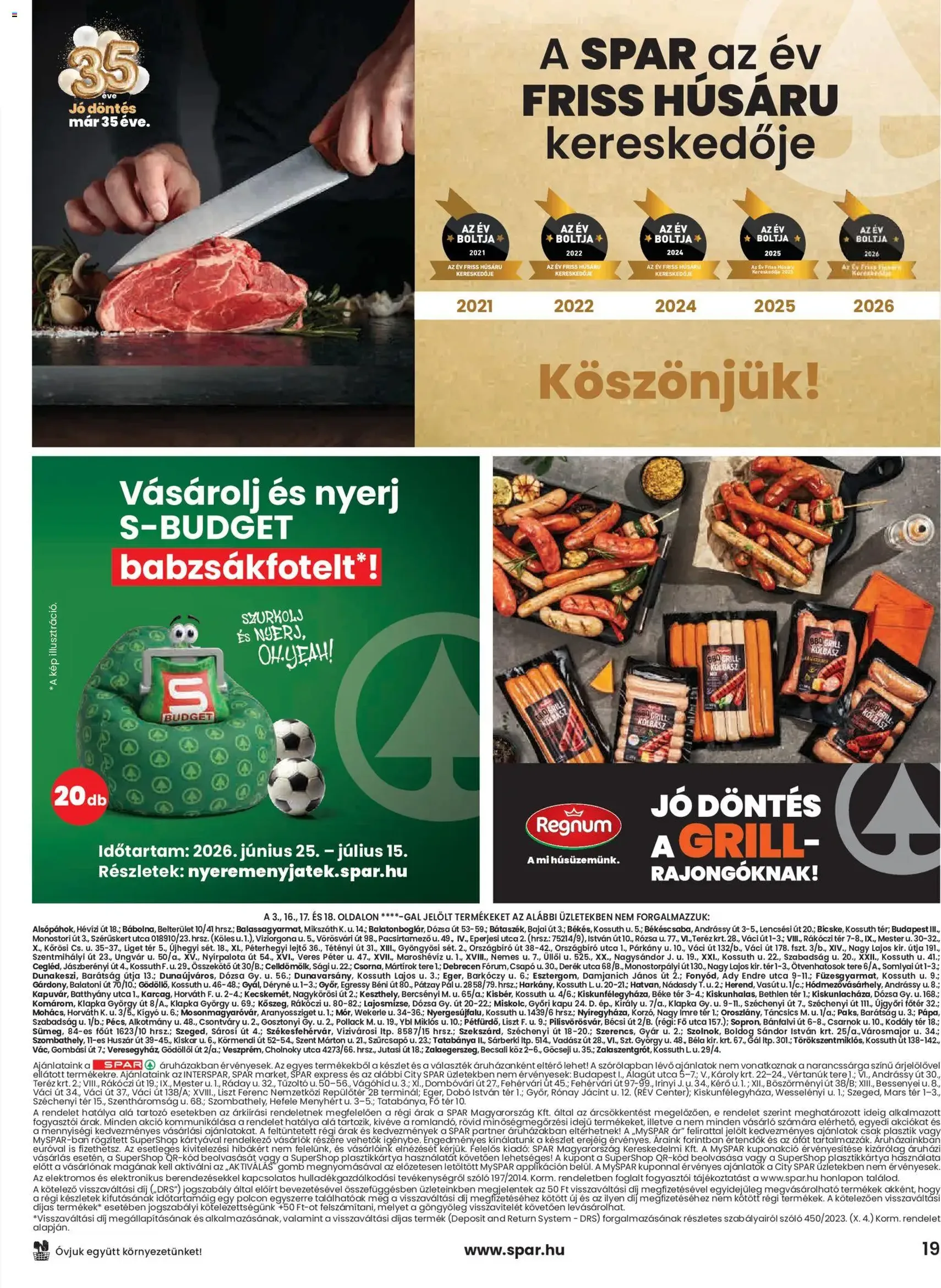 Spar akciós újság - 2026.07.02. érvényes szórólap 19 oldal 20 oldalból