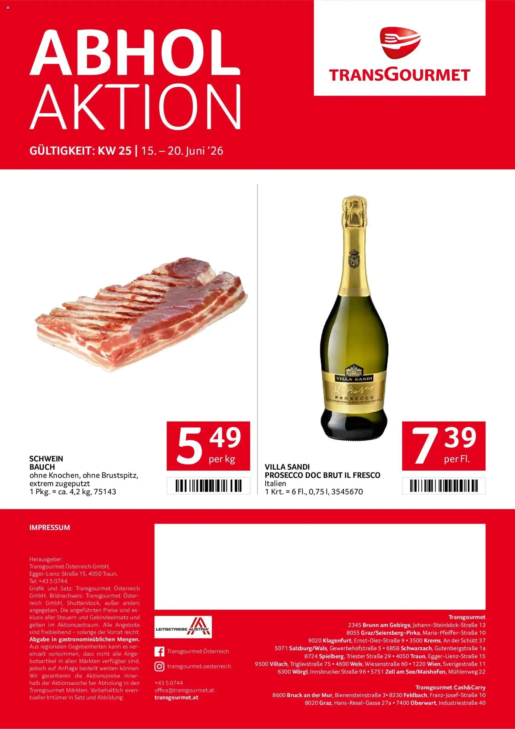 Transgourmet Flugblatt - Gültiger Prospekt ab 15.06.2026, Seite 32 von insgesamt 32