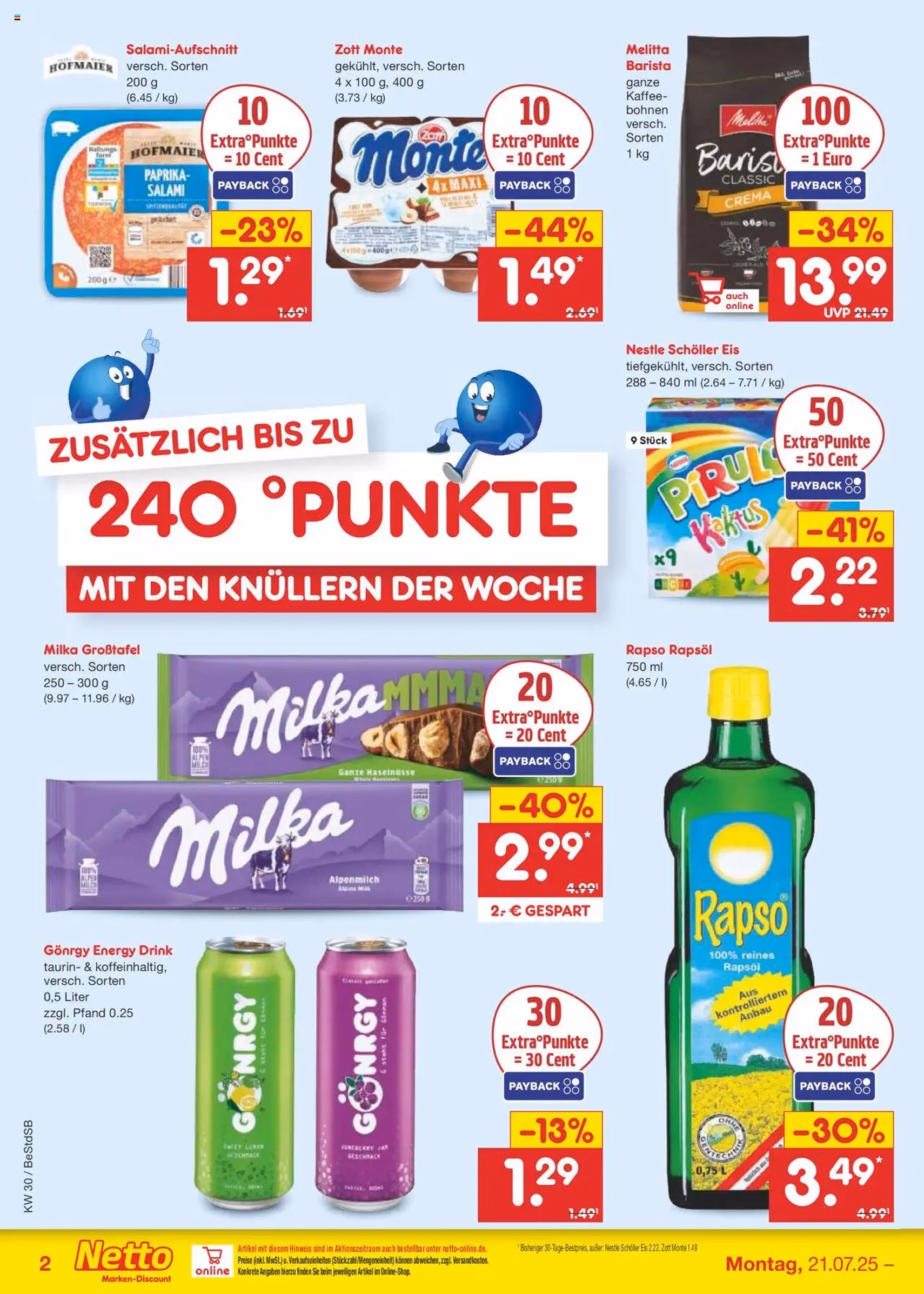 Netto Marken-Discount Prospekt - Gültiger Prospekt ab 21.07.2025, Seite 2 von insgesamt 65