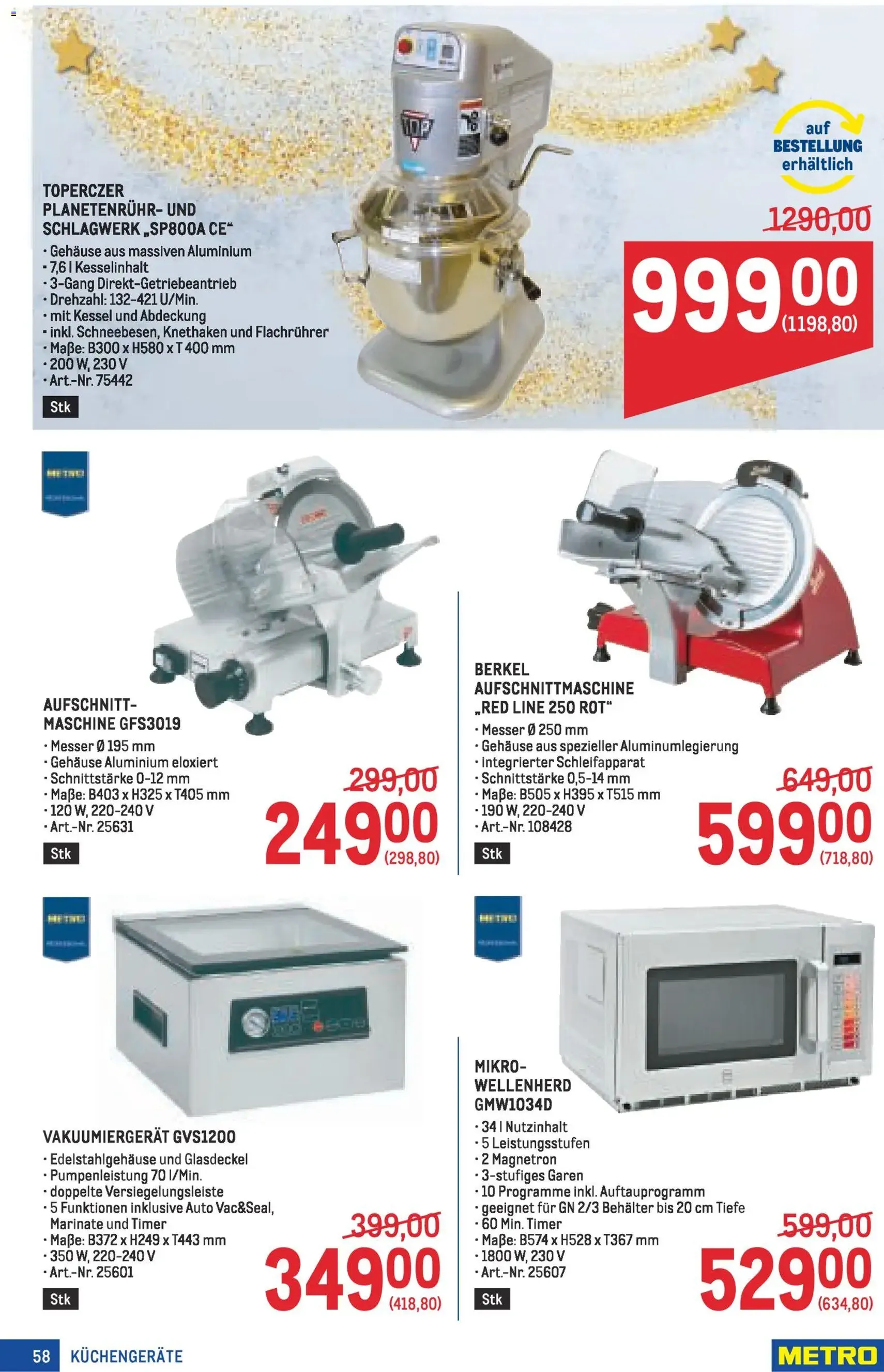 Metro angebote Profi - Gültiger Prospekt ab 11.12.2025, Seite 58 von insgesamt 72