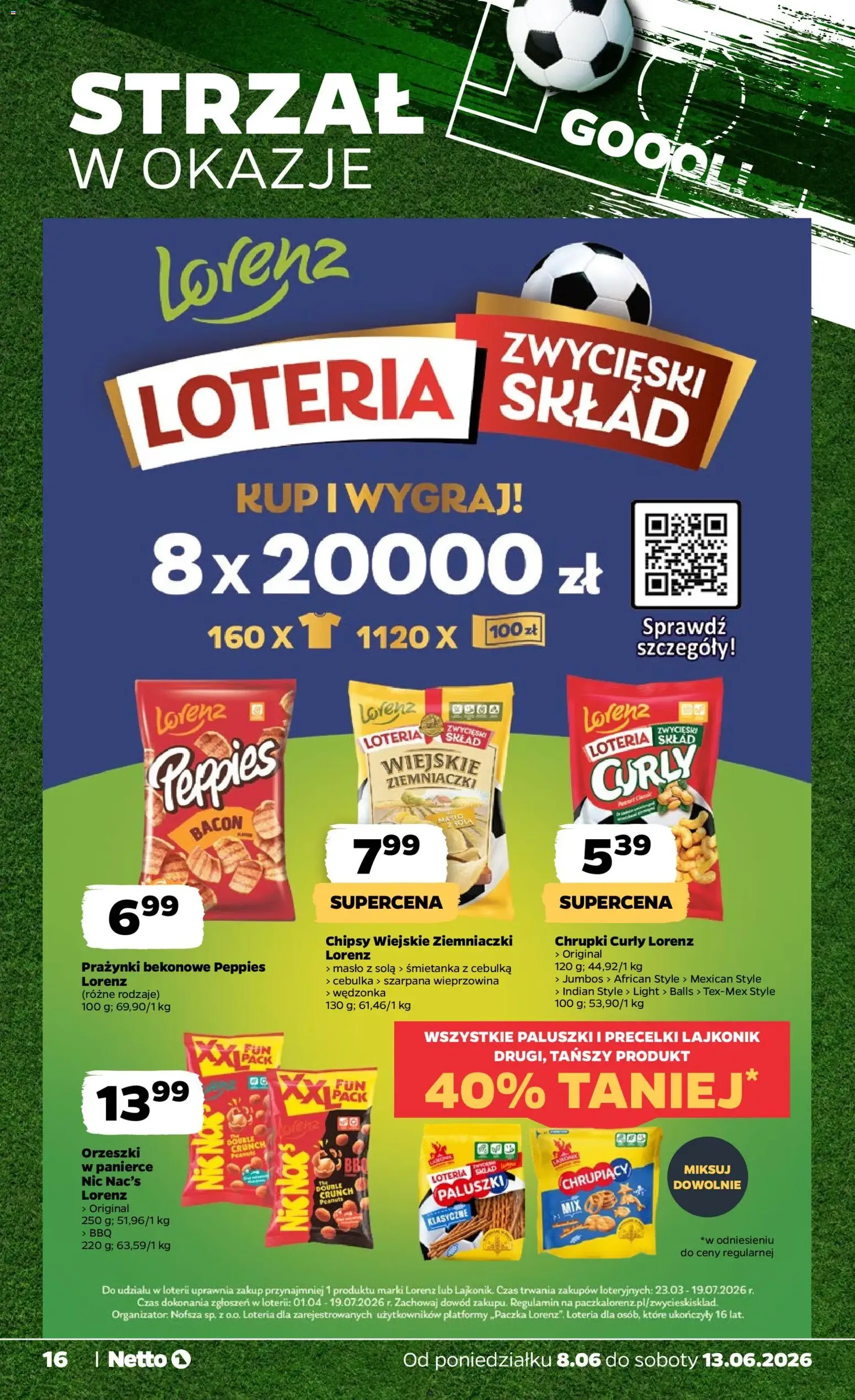 Netto gazetka od poniedziałku spożywcza - ważny gazetka od 08.06.2026 strona 16 z 41