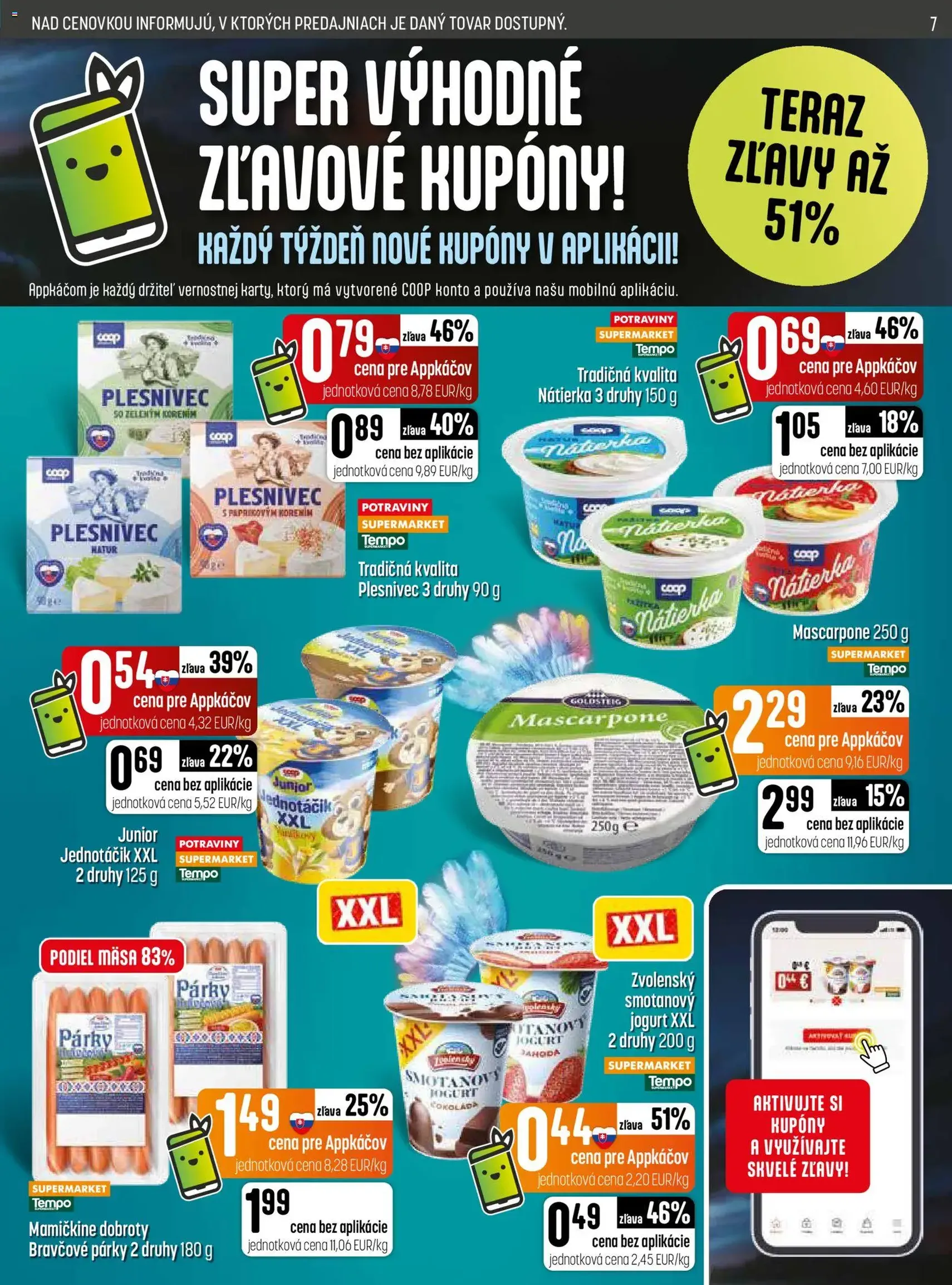COOP Jednota leták - platný leták od 13.08.2026 strana 7 z 28