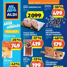 Aldi Akciós újság - szórólap előnézete érvényes 2026.02.19. -tól