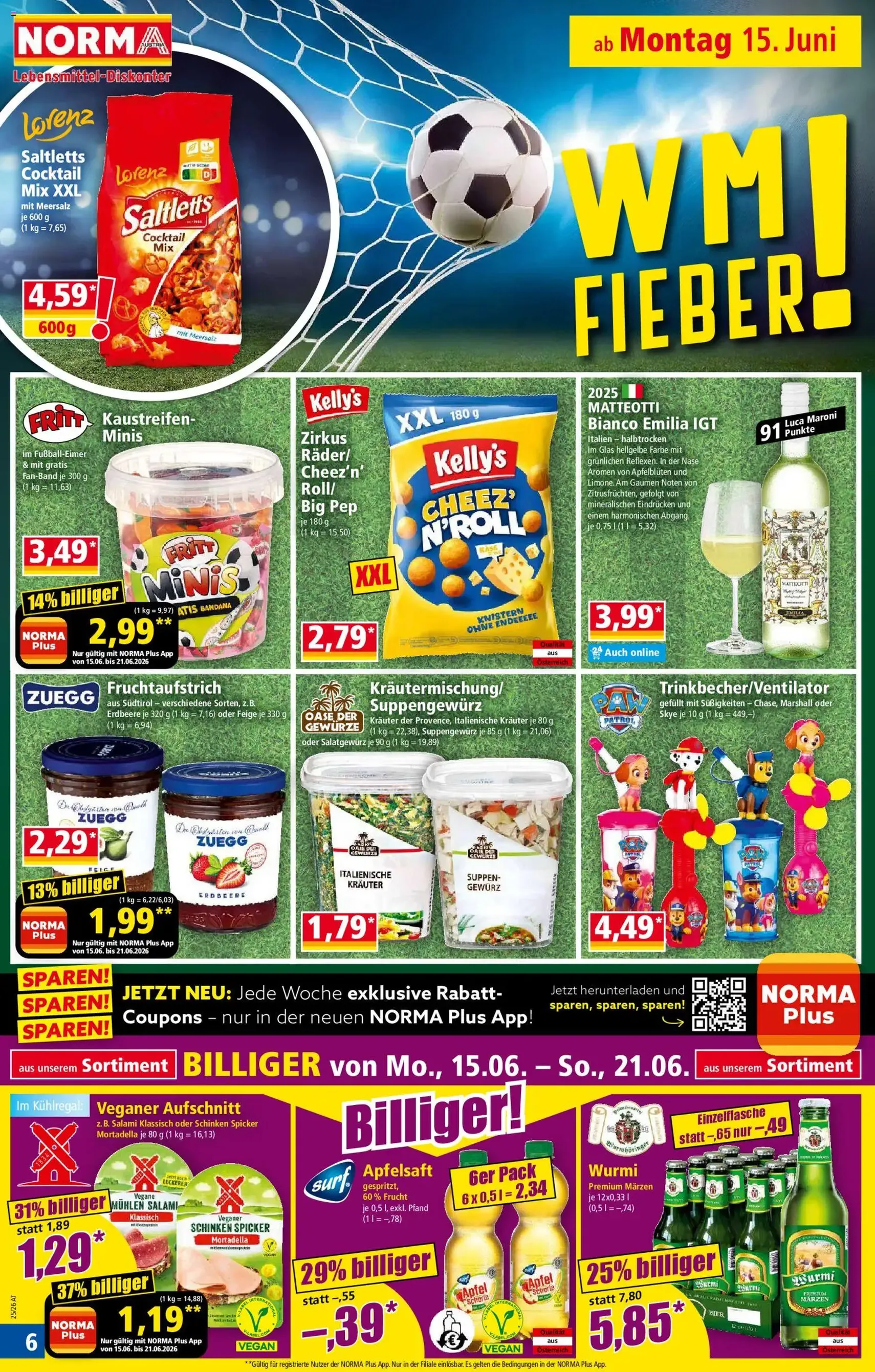 Norma Flugblatt - Gültiger Prospekt ab 15.06.2026, Seite 6 von insgesamt 19