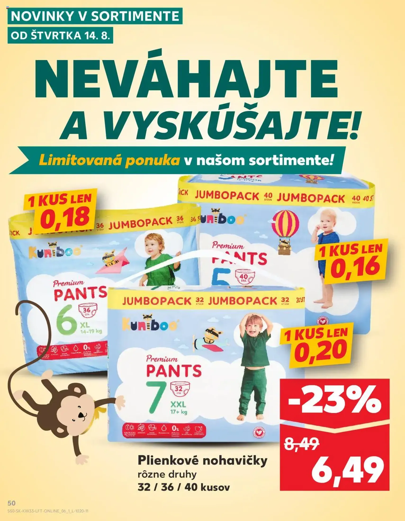 Kaufland Bratislava-Dúbravka - platný leták od 14.08.2025 strana 50 z 76