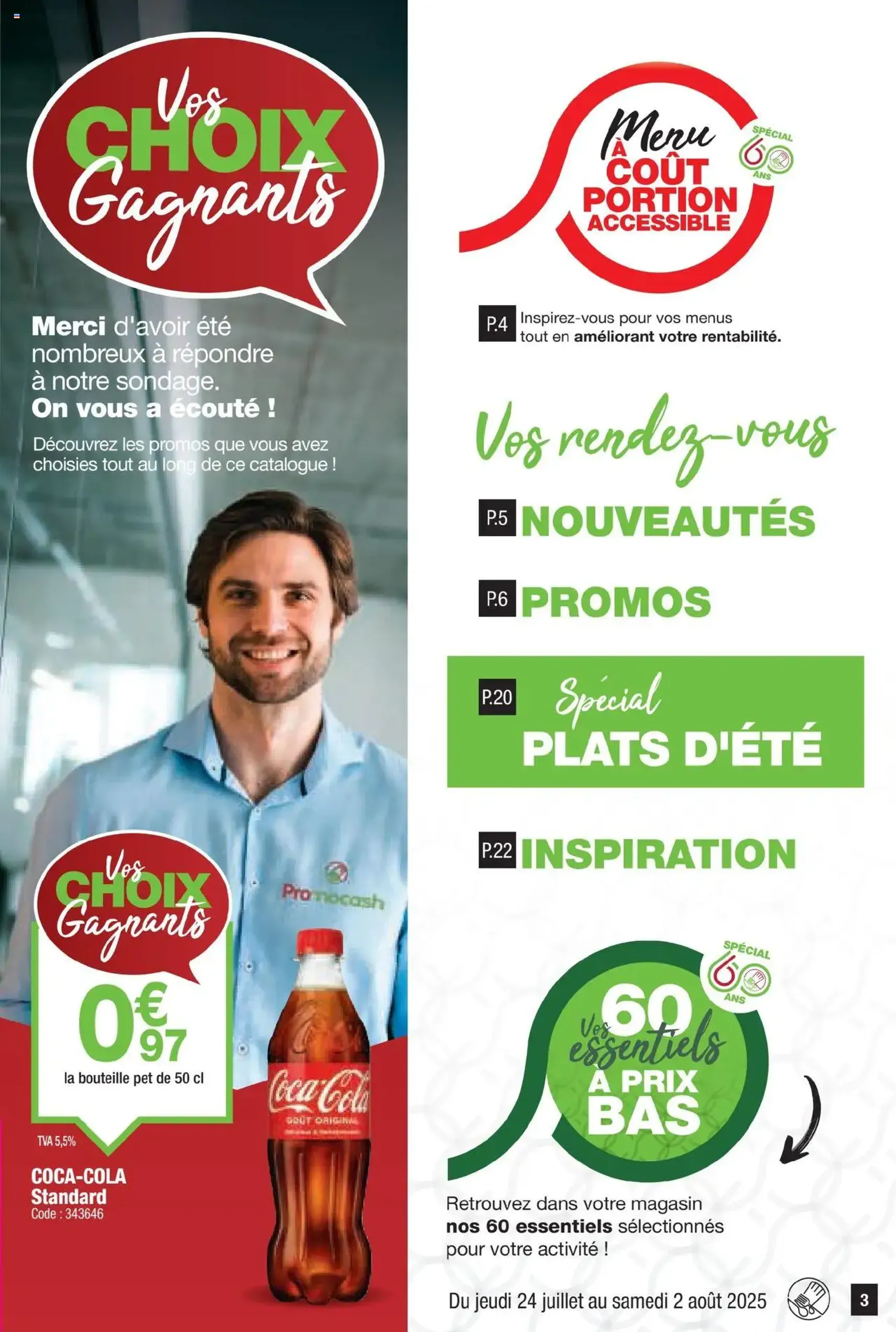 Promocash catalogue - brochure valable à partir du 24/07/2025, page 3 sur 24