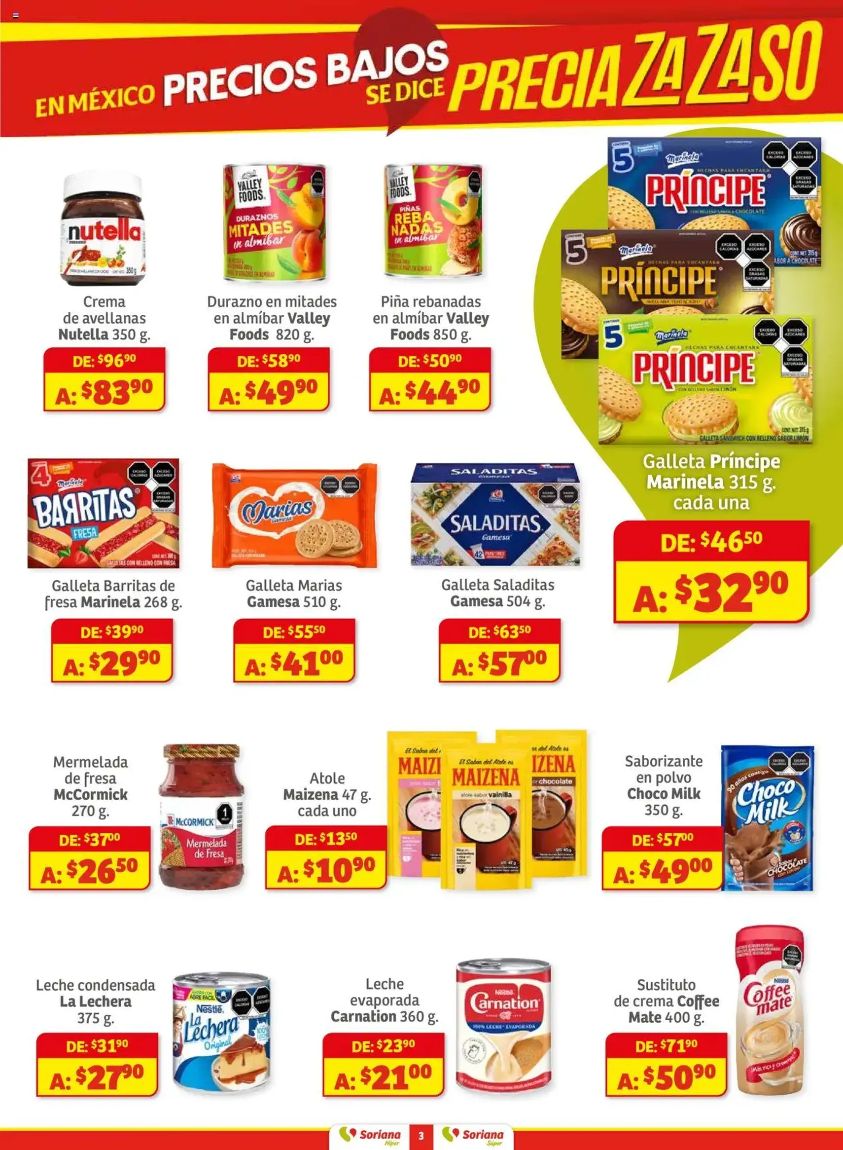 Soriana - Preciazazaso Híper: Ags, Col, Gto, Jal, Mich - folleto válido desde 01/08/2025 página 3 de 8