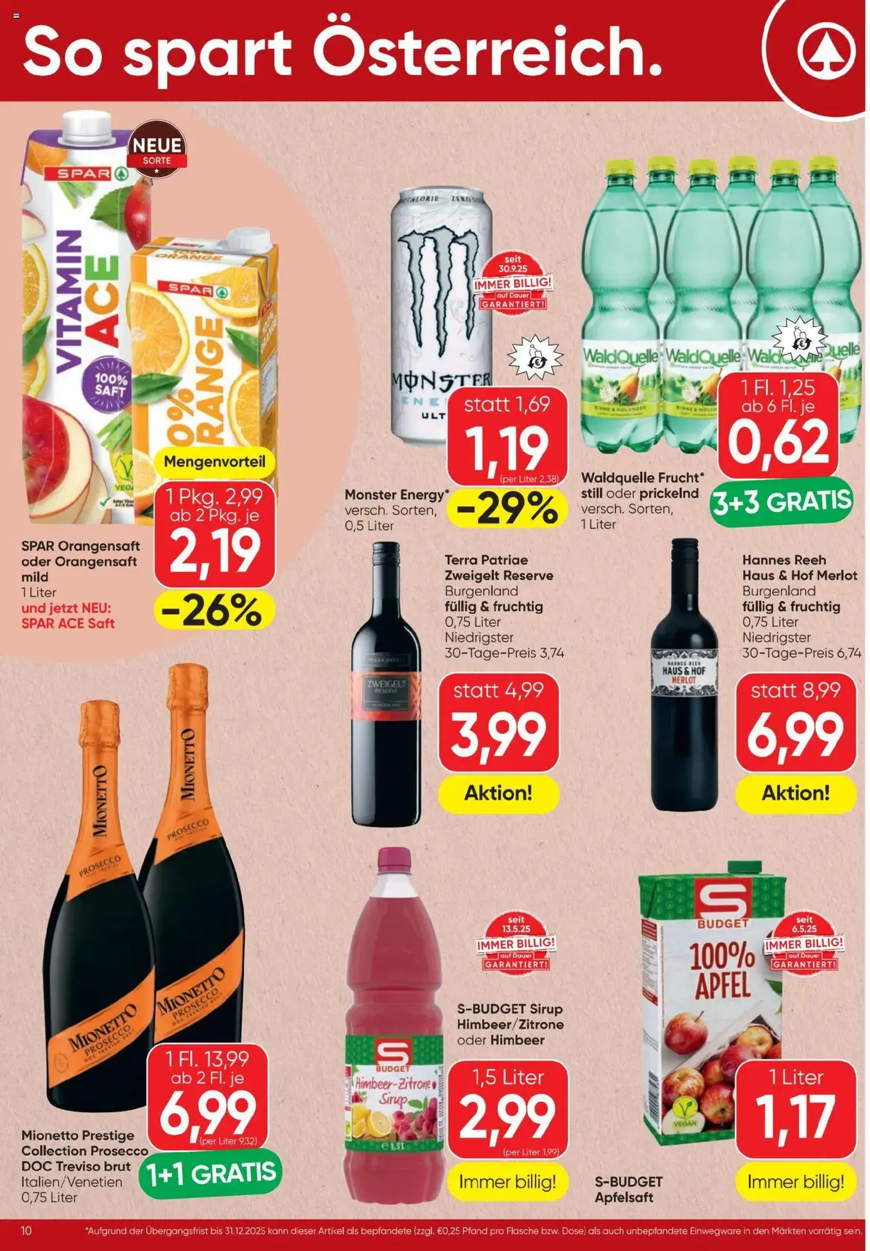 Spar Flugblatt - Gültiger Prospekt ab 02.10.2025, Seite 10 von insgesamt 16