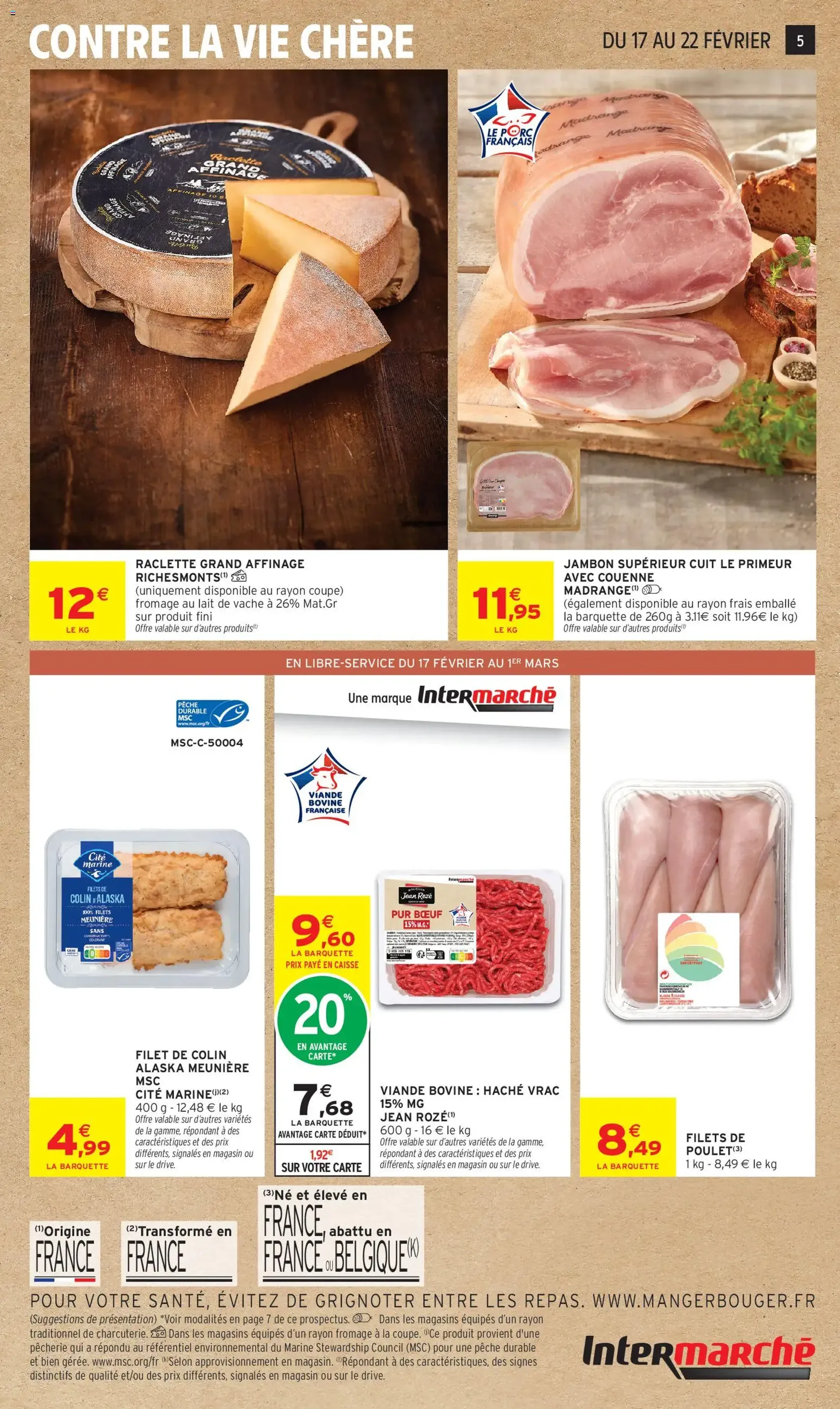 Intermarché catalogue semaine 8 - brochure valable à partir du 17/02/2026, page 5 sur 12