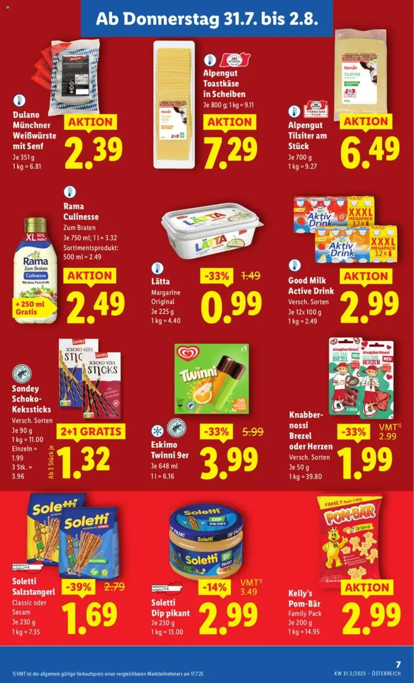 Lidl Flugblatt - Gültiger Prospekt ab 31.07.2025, Seite 9 von insgesamt 42 Lidl Flugblatt - Gültiger Prospekt ab 31.07.2025, Seite 9 von insgesamt 42