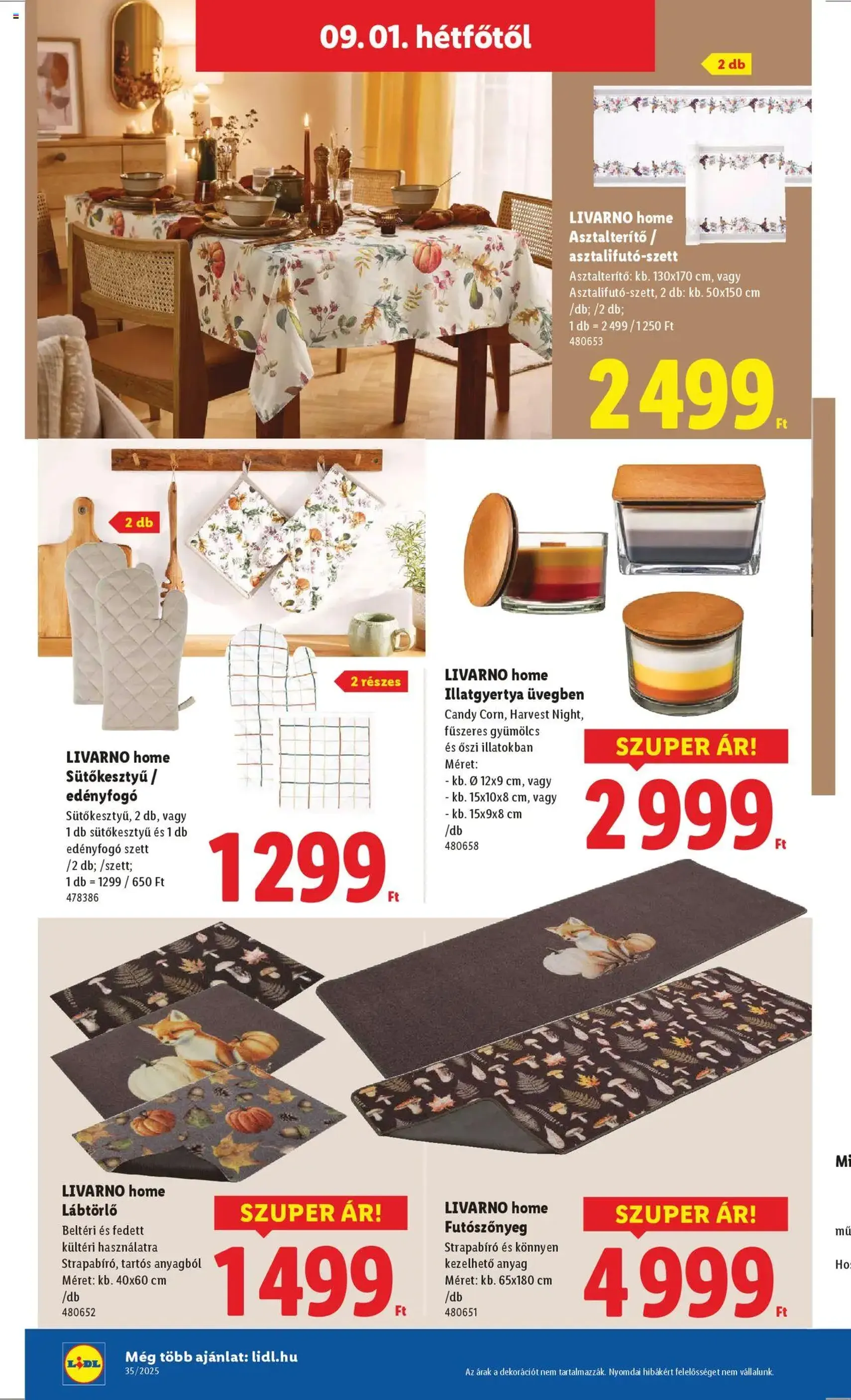 Lidl Akciós újság - 2025.08.28. érvényes szórólap 52 oldal 76 oldalból Lidl Akciós újság - 2025.08.28. érvényes szórólap 52 oldal 76 oldalból