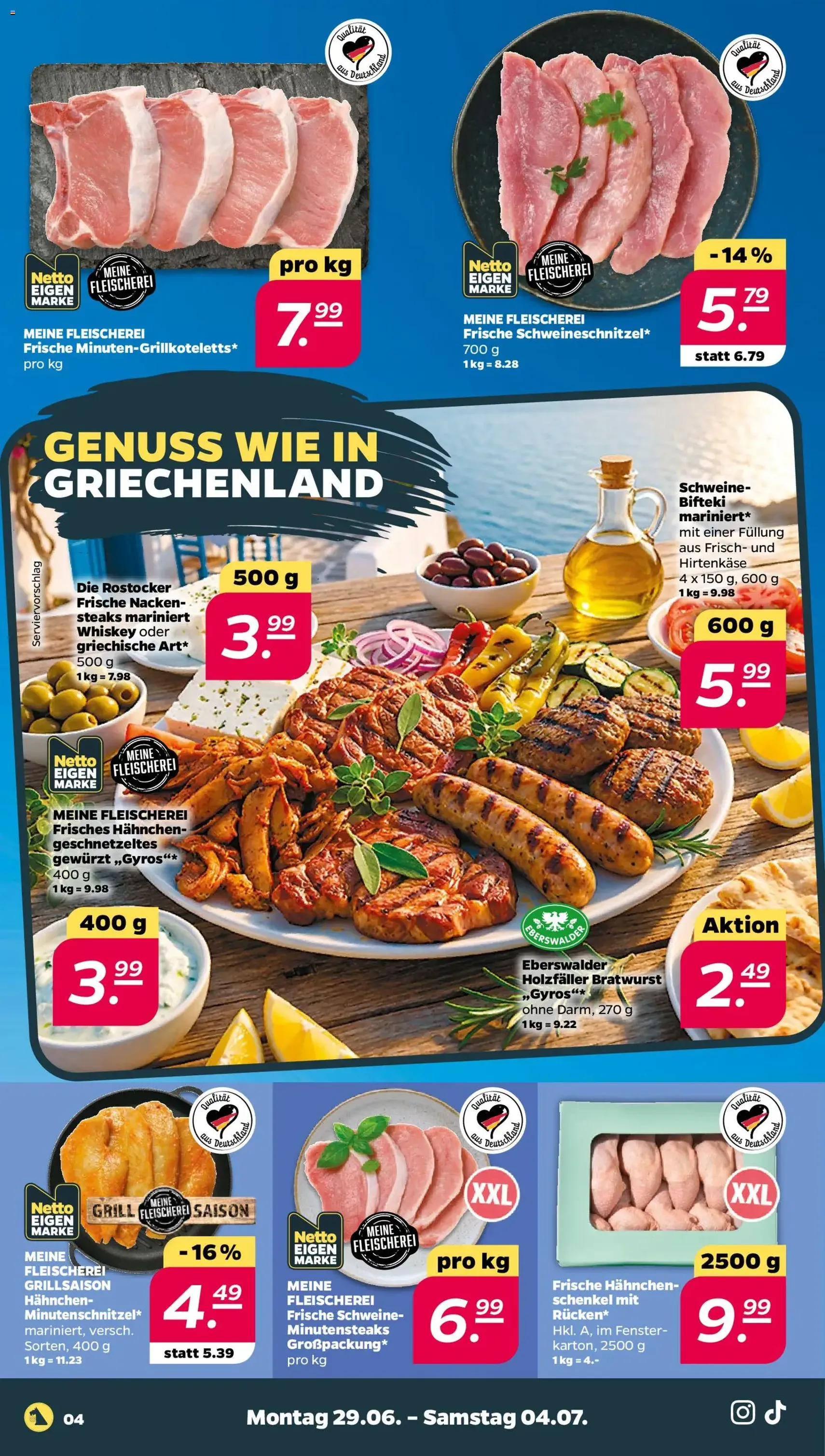 Netto Prospekt - Gültiger Prospekt ab 29.06.2026, Seite 4 von insgesamt 37