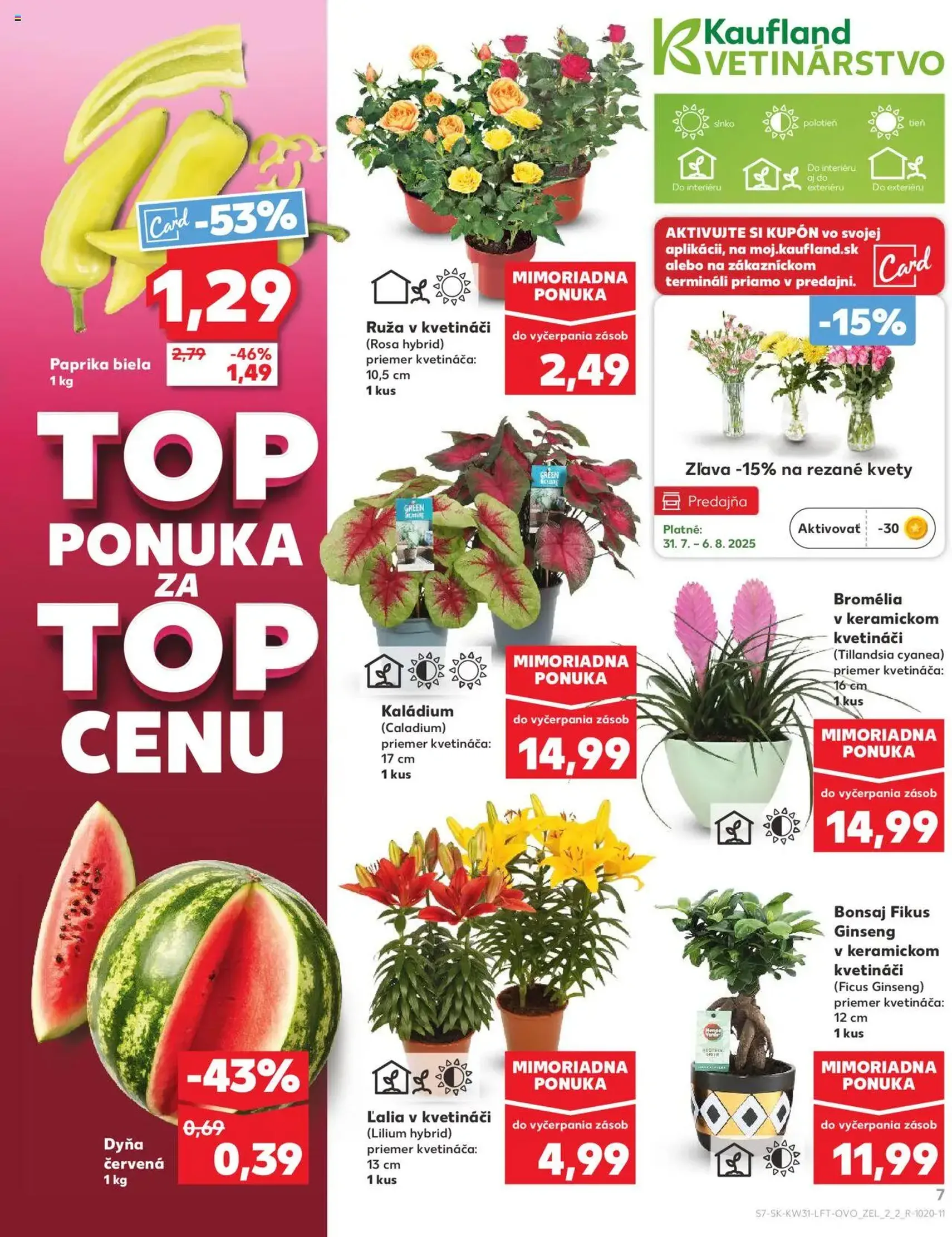 Kaufland Bratislava-Dúbravka - platný leták od 31.07.2025 strana 7 z 76