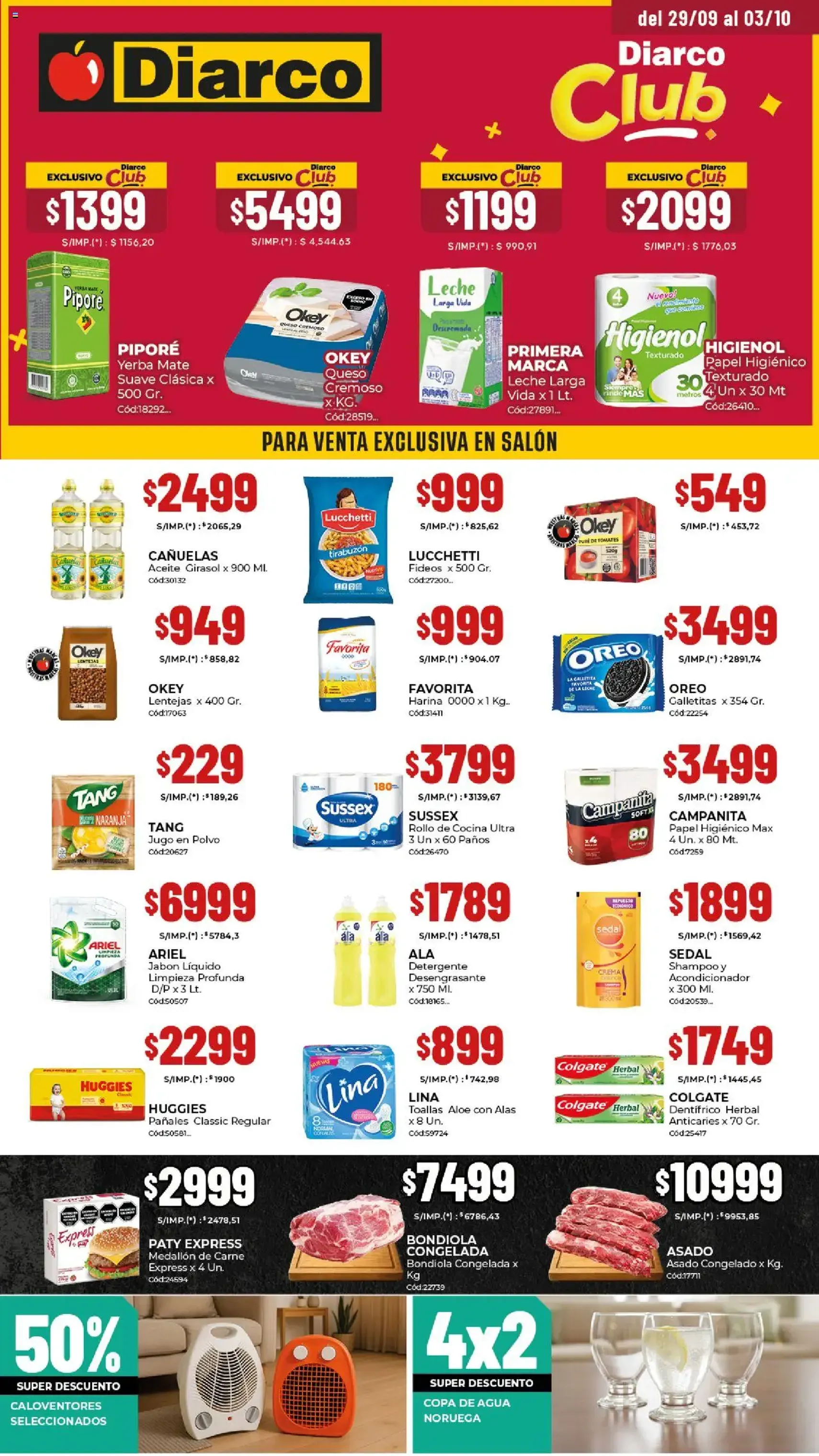 Diarco - Ofertas Sur - folleto válido desde 29/09/2025 página 1 de 22