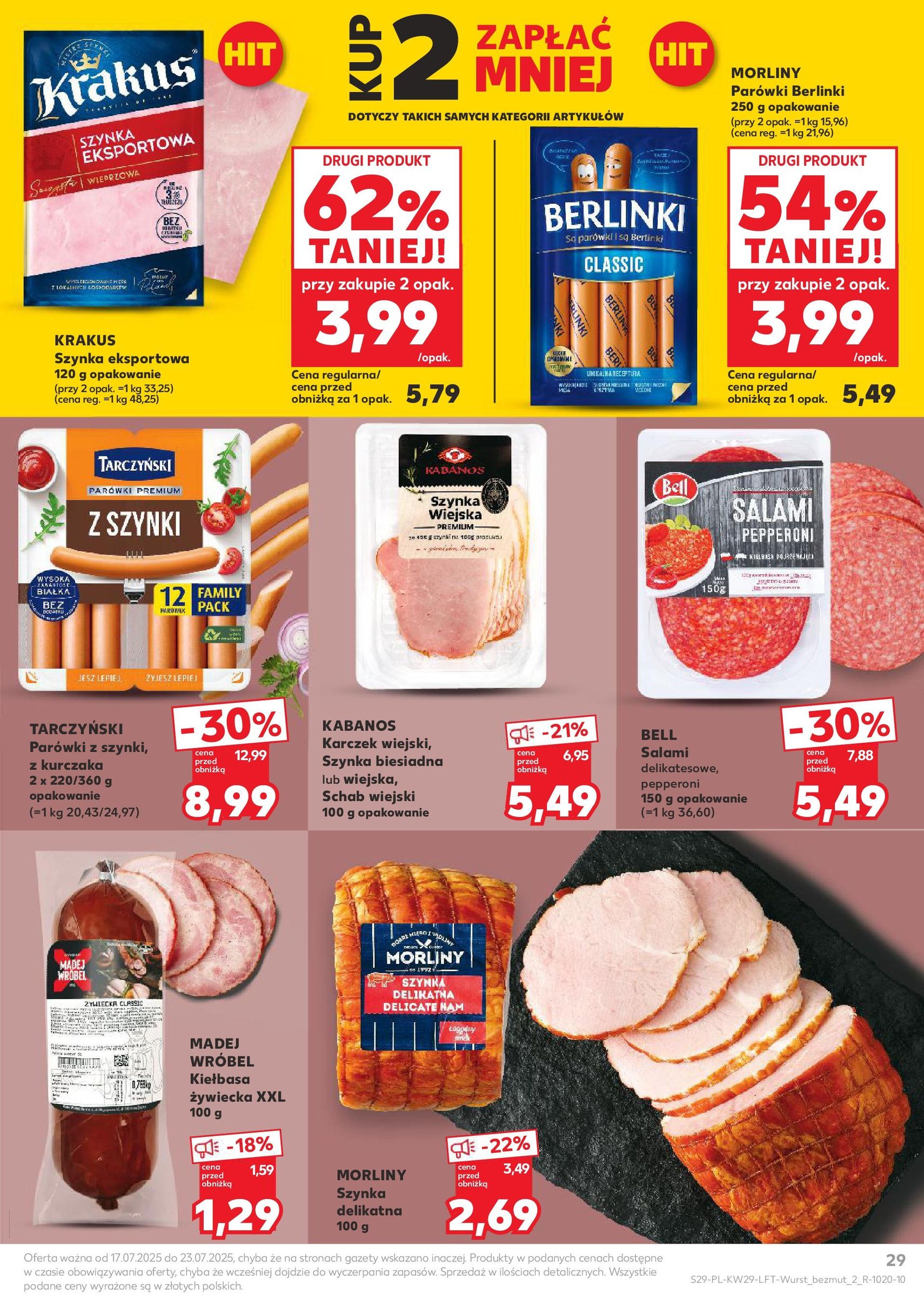 Kaufland gazetka - ważny gazetka od 17.07.2025 strona 29 z 53 Kaufland gazetka - ważny gazetka od 17.07.2025 strona 29 z 53