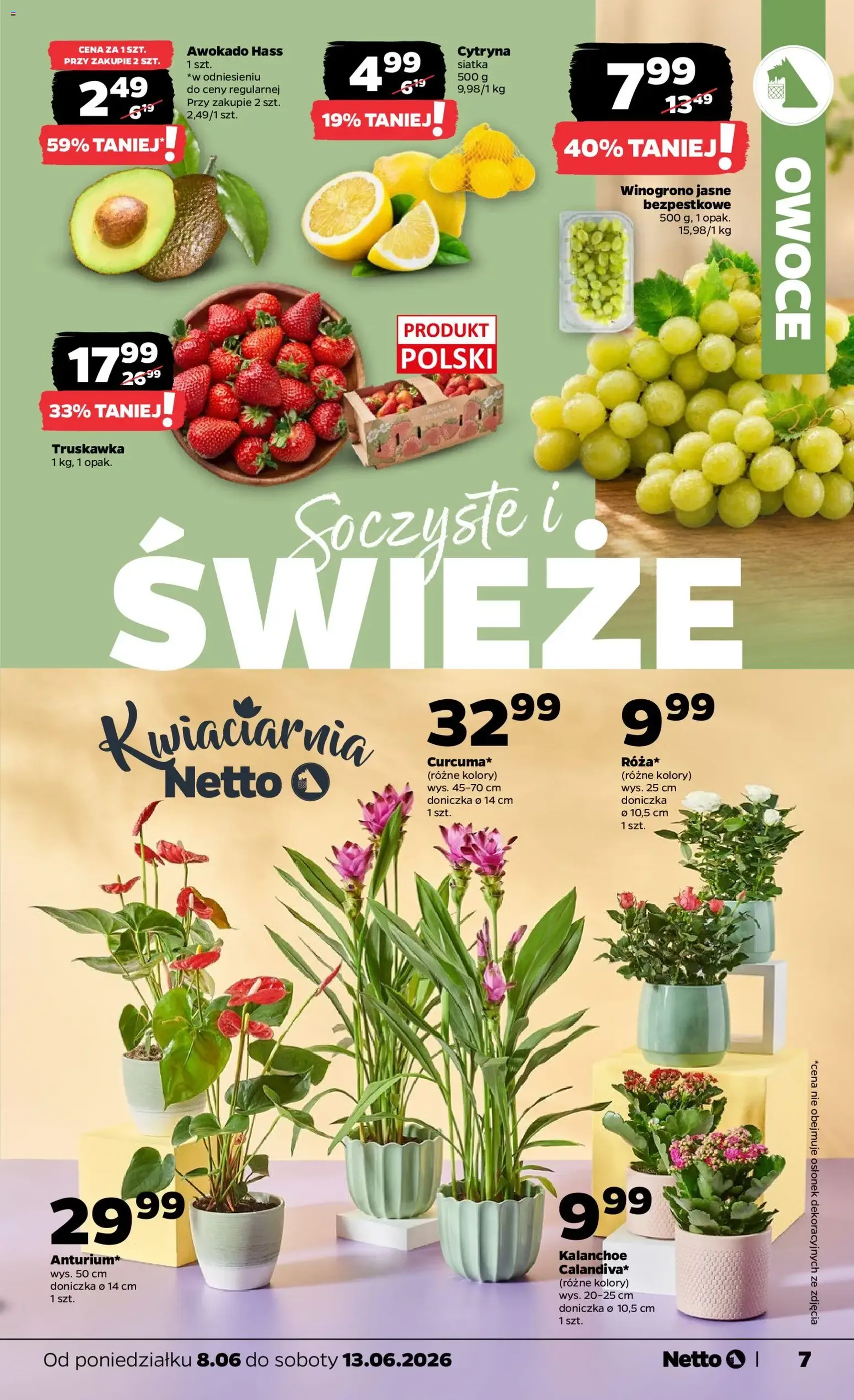 Netto gazetka od poniedziałku spożywcza - ważny gazetka od 08.06.2026 strona 7 z 41