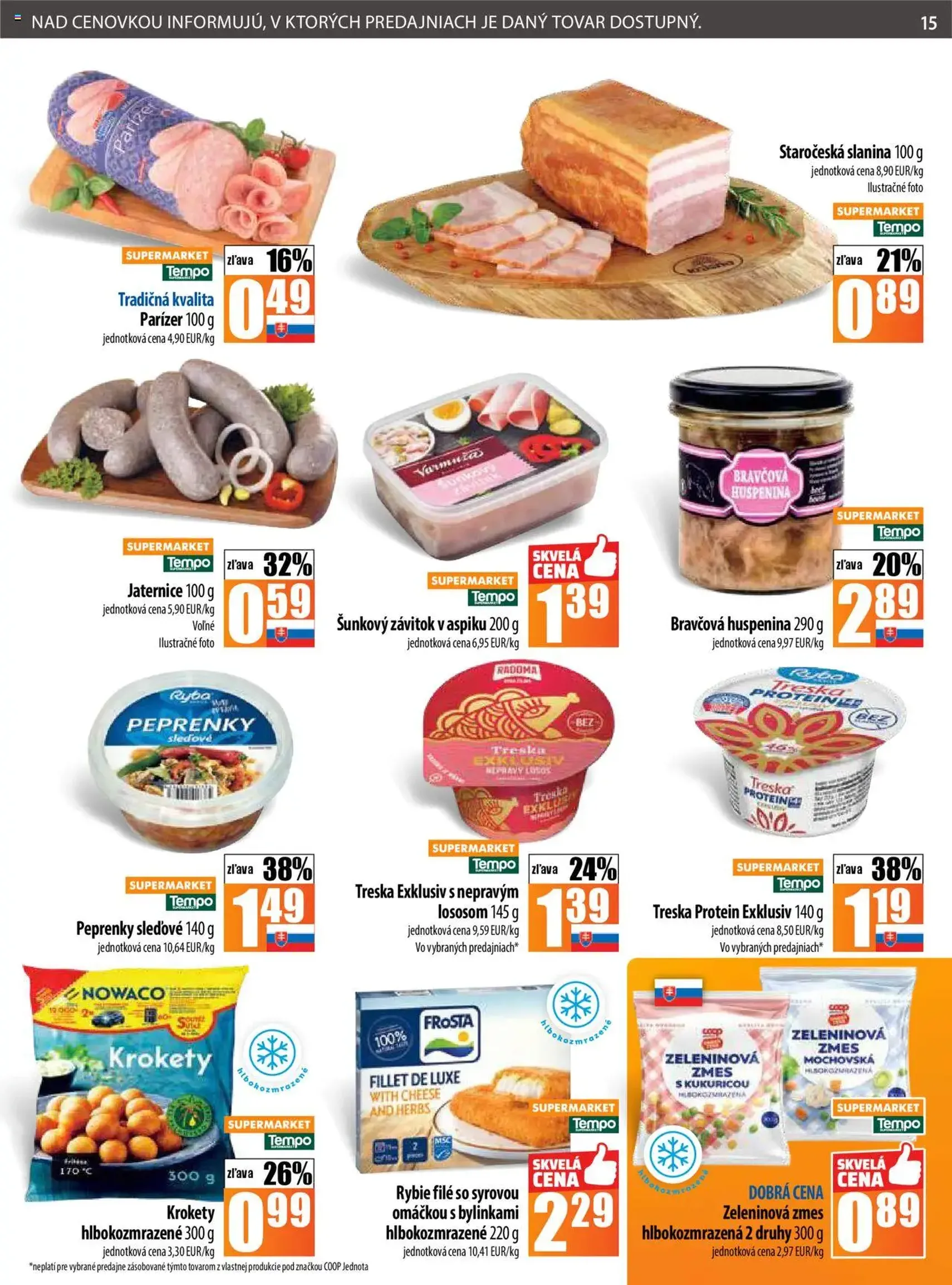 COOP Jednota leták - platný leták od 02.10.2025 strana 15 z 28 COOP Jednota leták - platný leták od 02.10.2025 strana 15 z 28