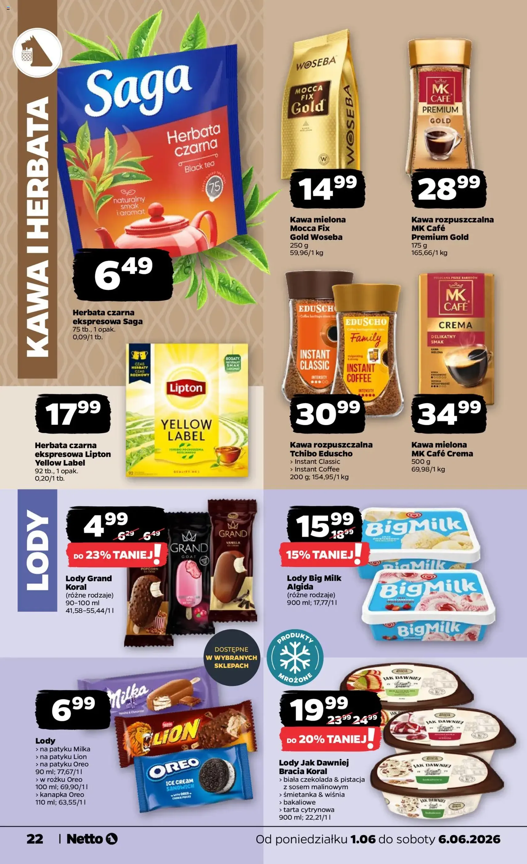 Netto gazetka od poniedziałku spożywcza - ważny gazetka od 01.06.2026 strona 22 z 33