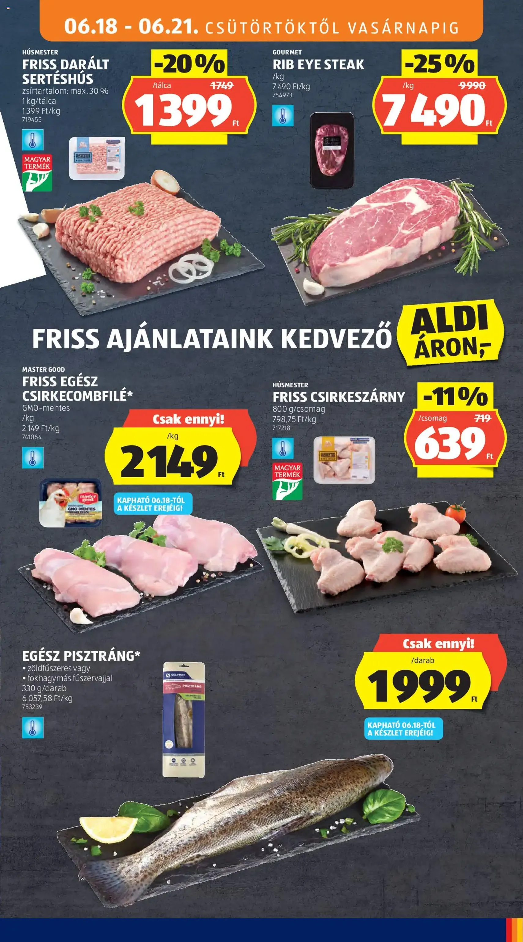 Aldi akciós újság - 2026.06.18. érvényes szórólap 11 oldal 37 oldalból