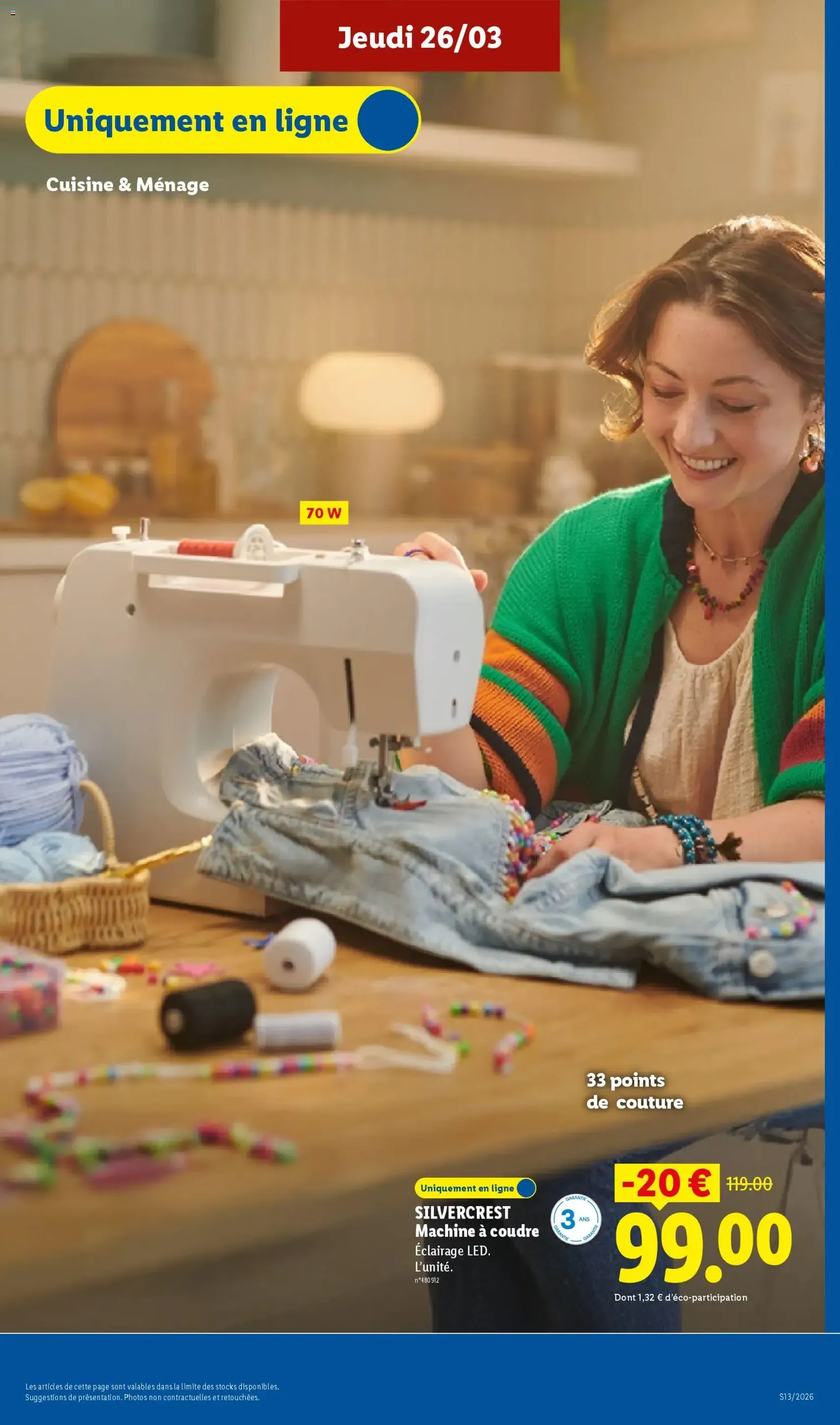 LIDL catalogue semaine 13 - brochure valable à partir du 26/03/2026, page 51 sur 76