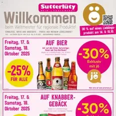 Sutterlüty Flugblatt - Prospekt Vorschau gültig ab 16.10.2025