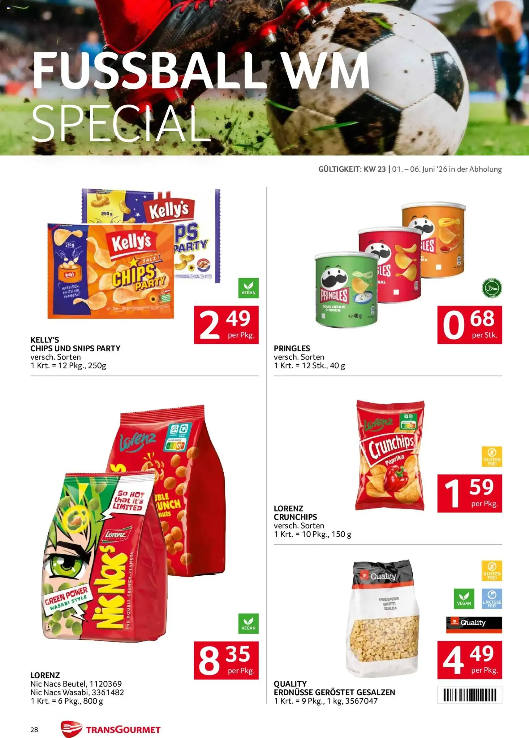 Transgourmet Flugblatt - Gültiger Prospekt ab 01.06.2026, Seite 28 von insgesamt 36