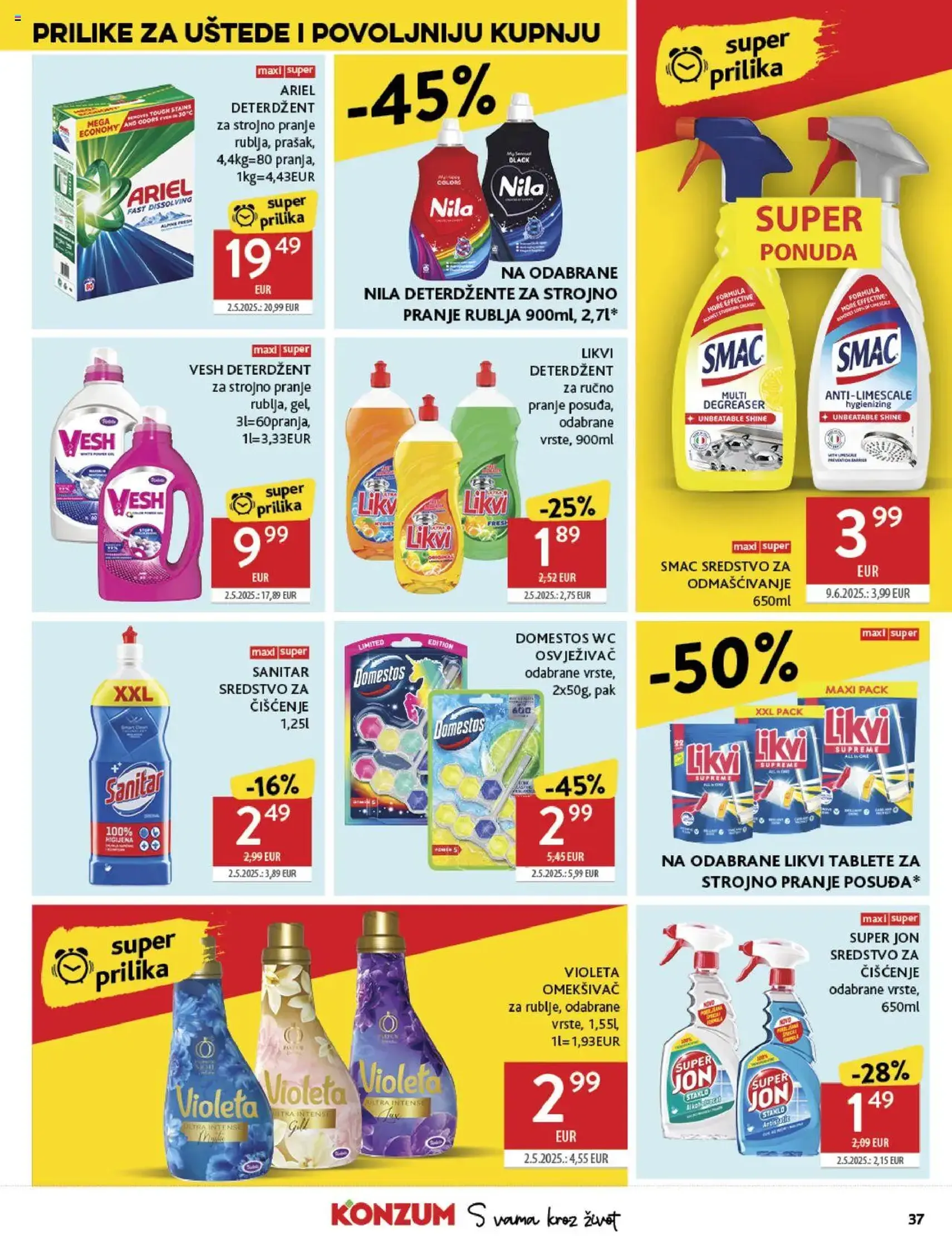 Konzum HR Akciós újság - 2025.09.10. érvényes szórólap 37 oldal 51 oldalból