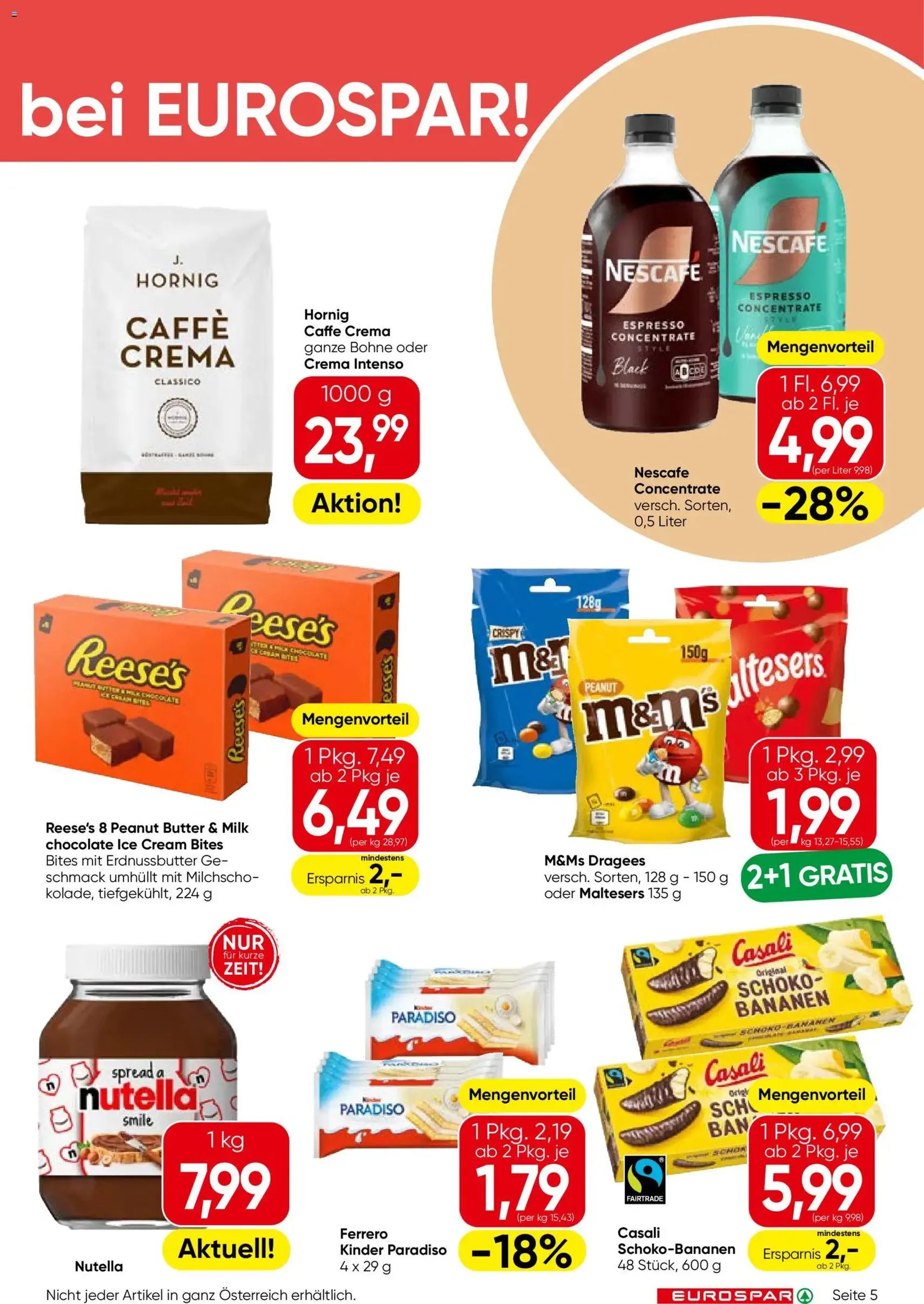 Eurospar Flugblatt - Gültiger Prospekt ab 24.09.2026, Seite 5 von insgesamt 16