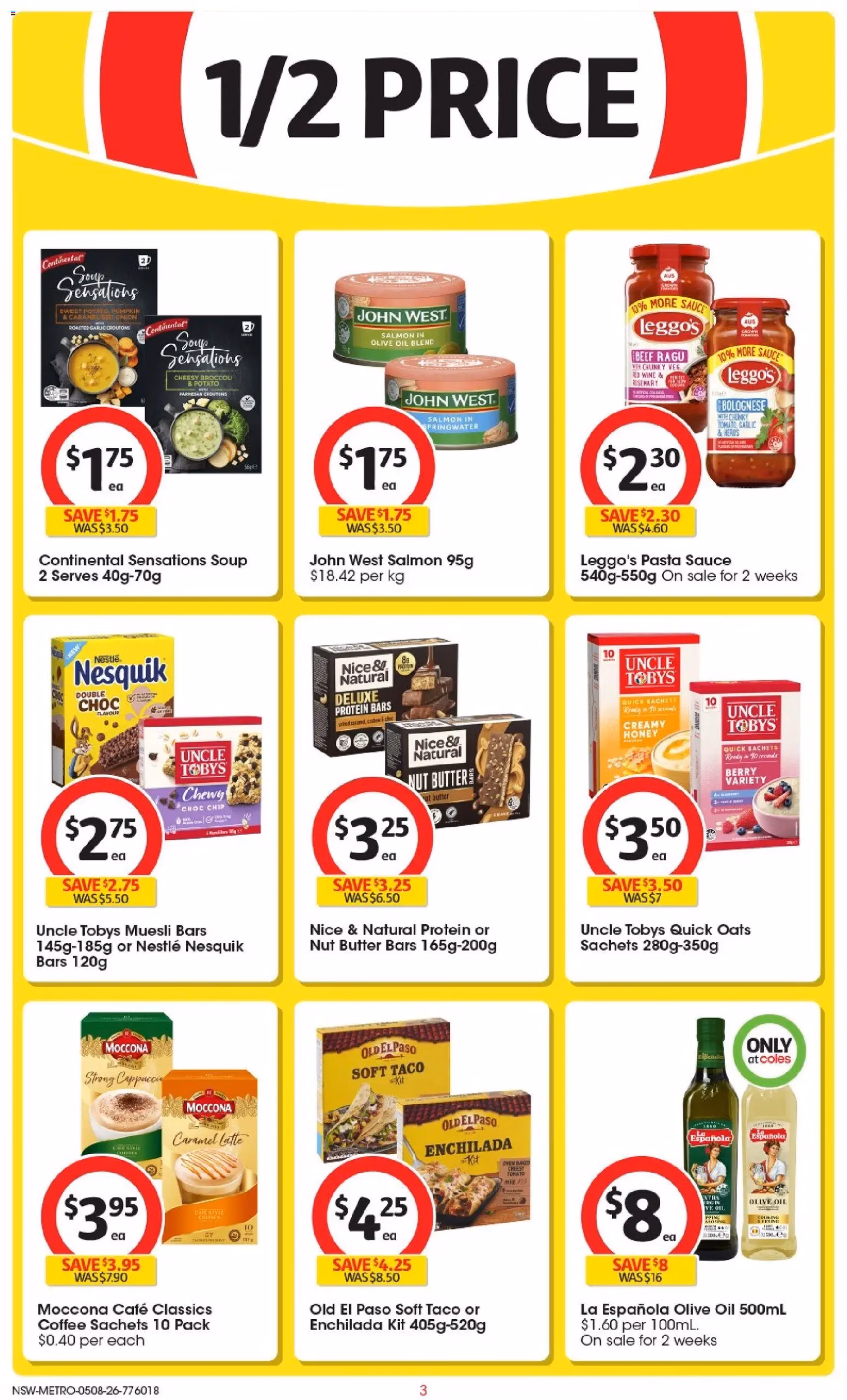 Coles catalogue - valid flyer from 04/08/2026, page 3 of 52