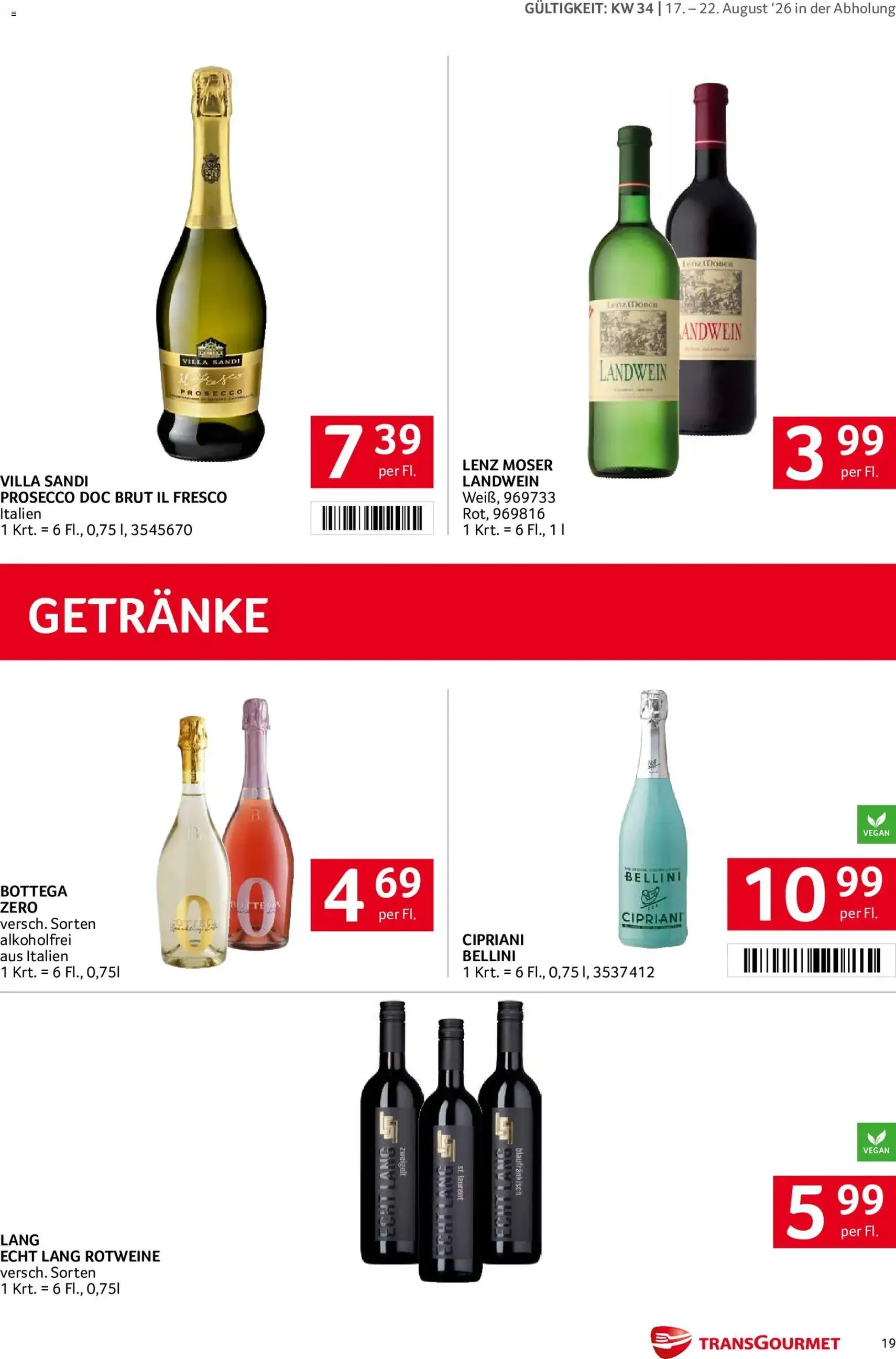 Transgourmet Flugblatt - Gültiger Prospekt ab 17.08.2026, Seite 18 von insgesamt 27