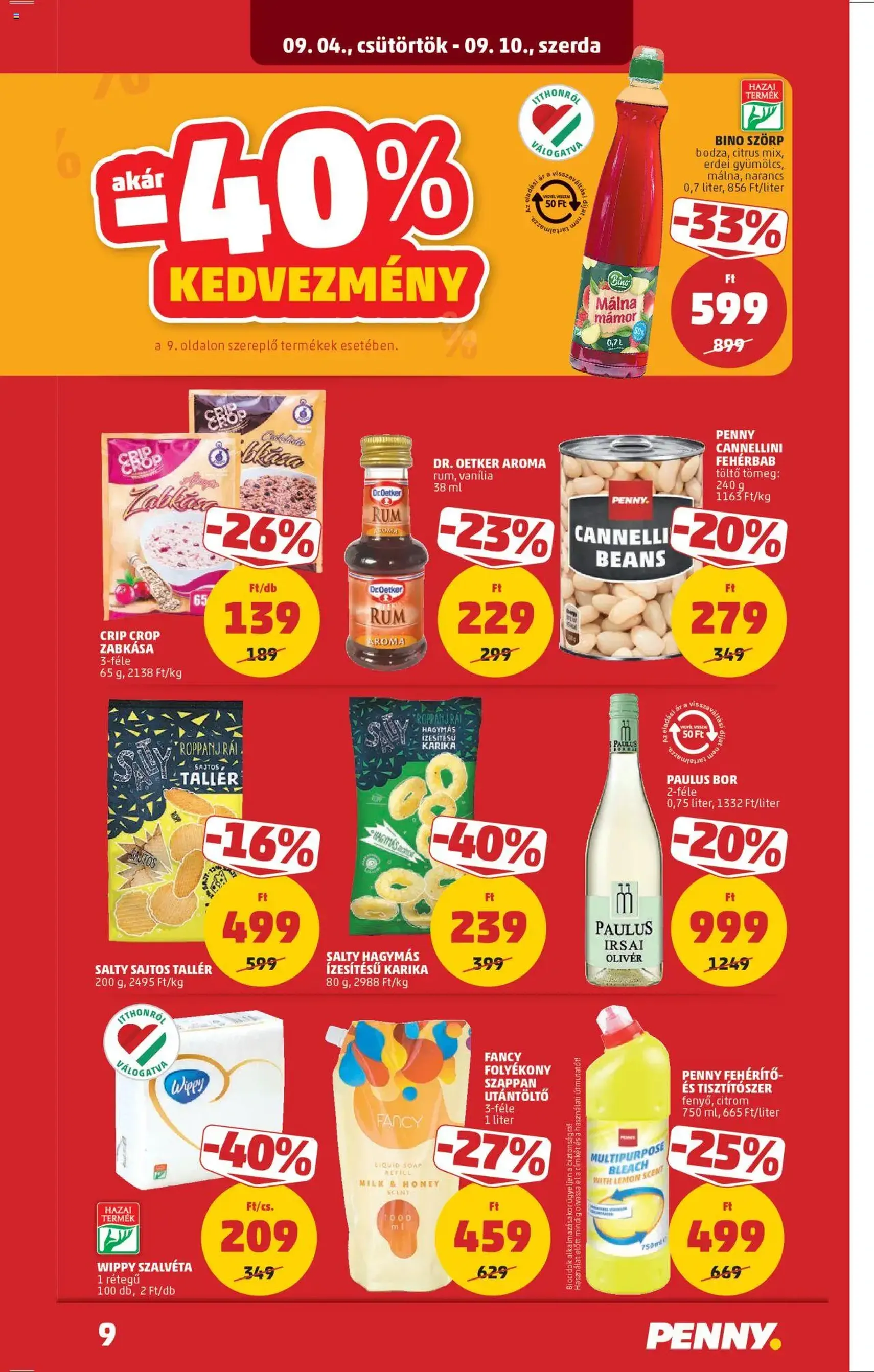 PENNY Akciós újság - 2025.09.04. érvényes szórólap 13 oldal 35 oldalból PENNY Akciós újság - 2025.09.04. érvényes szórólap 13 oldal 35 oldalból