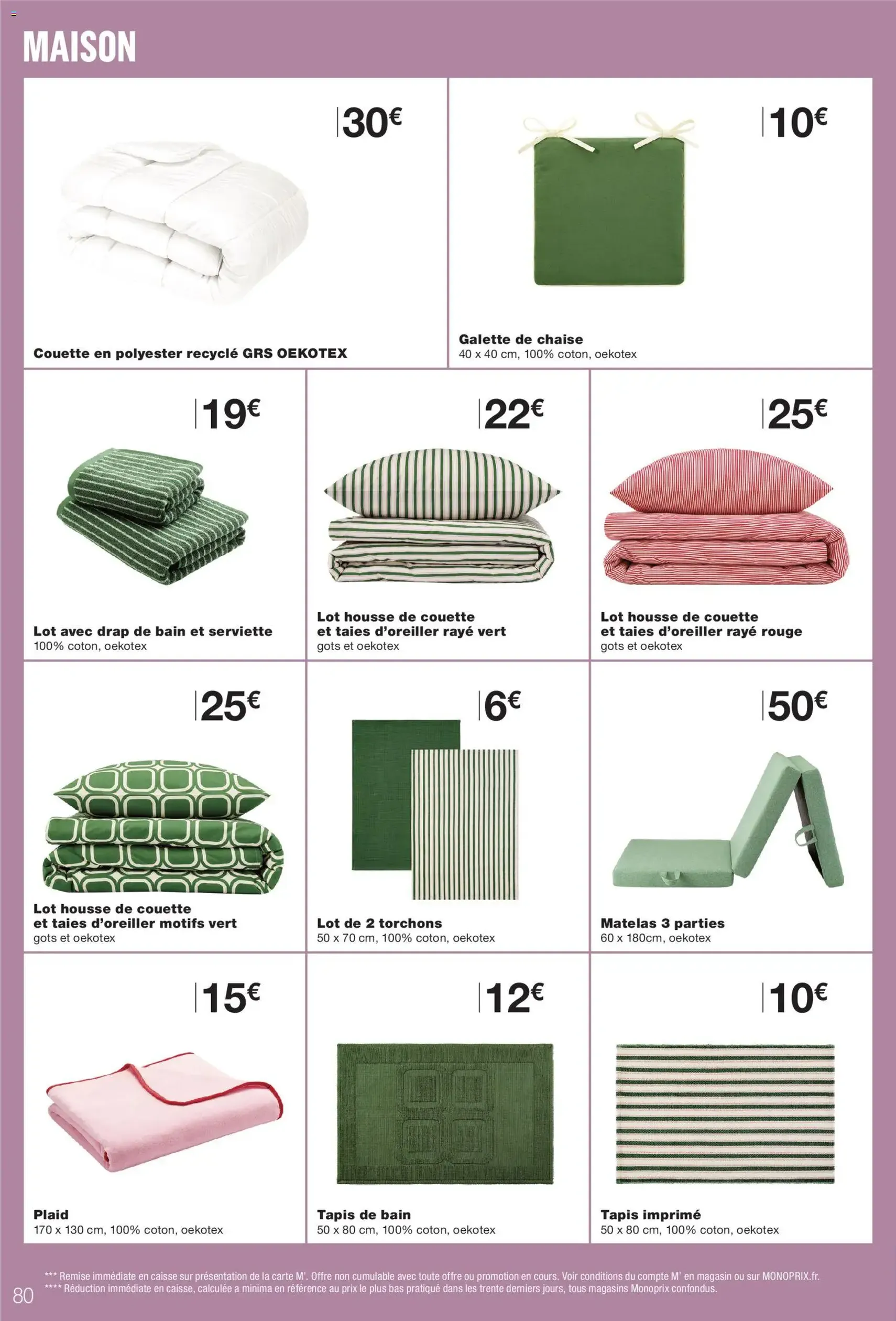 Monoprix catalogue - brochure valable à partir du 25/08/2026, page 80 sur 85