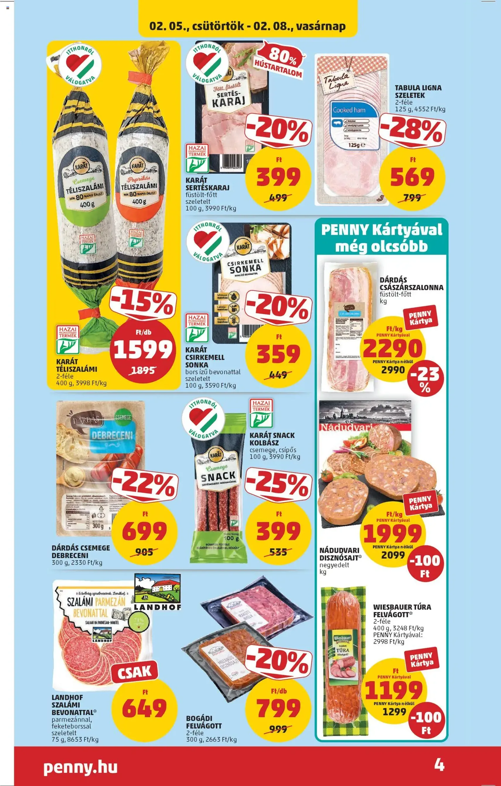 PENNY Akciós újság - 2026.02.05. érvényes szórólap 4 oldal 39 oldalból