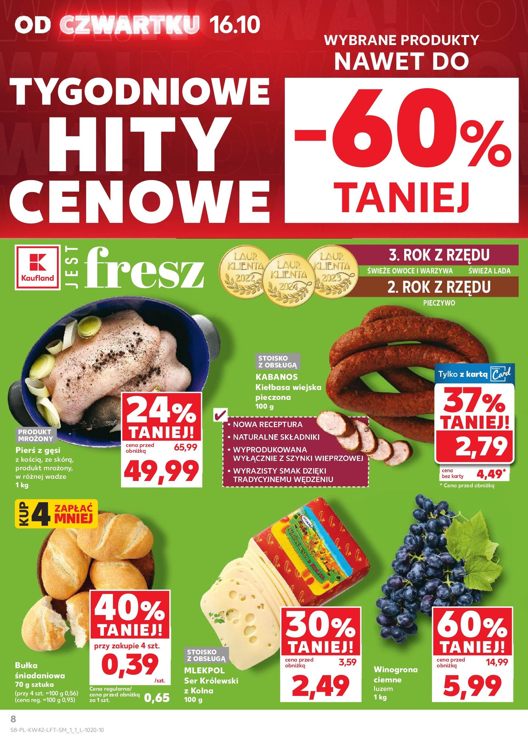 Kaufland gazetka - ważny gazetka od 16.10.2025 strona 8 z 63 Kaufland gazetka - ważny gazetka od 16.10.2025 strona 8 z 63