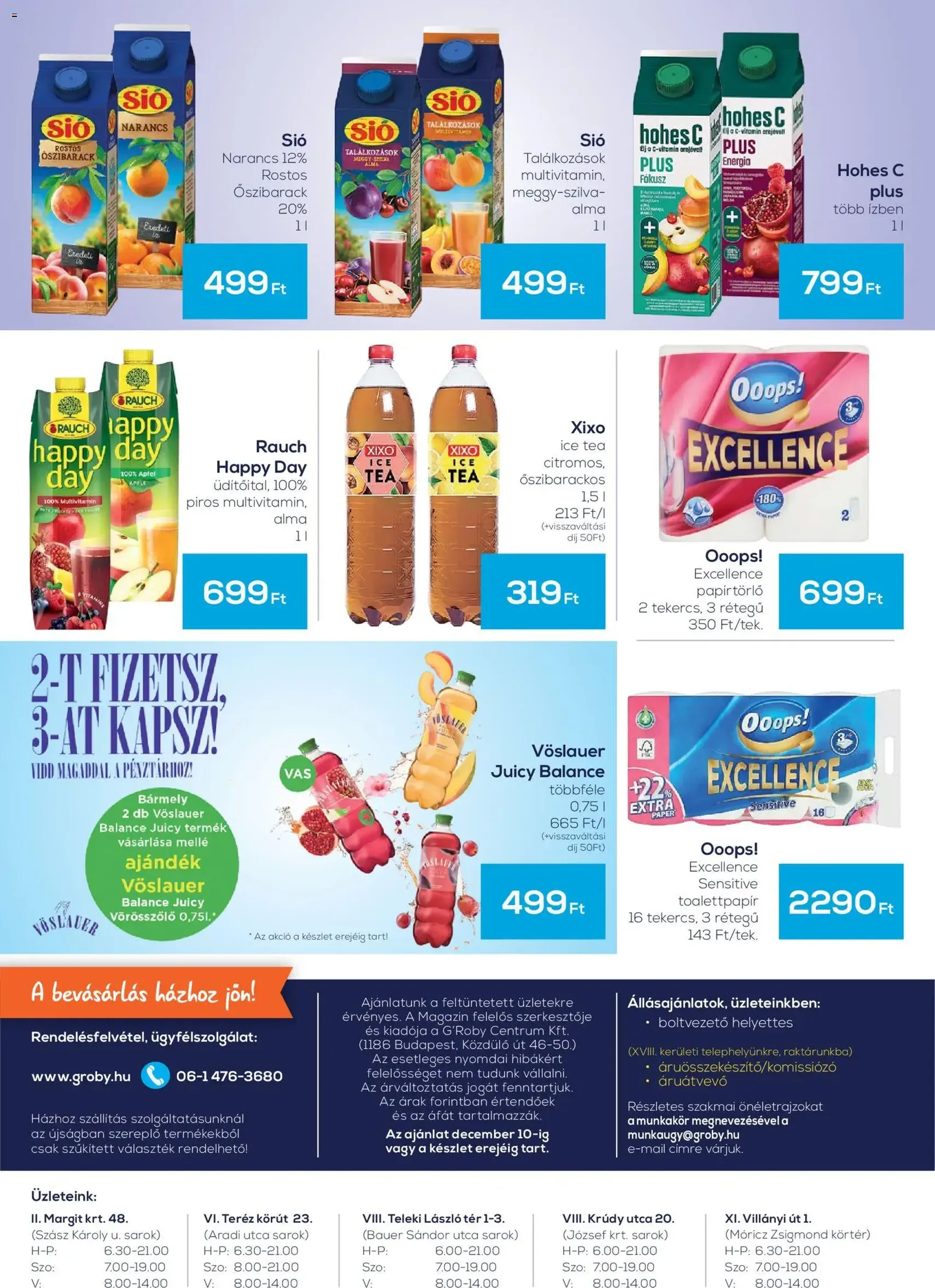 G'Roby Akciós újság - 2025.11.27. érvényes szórólap 4 oldal 4 oldalból