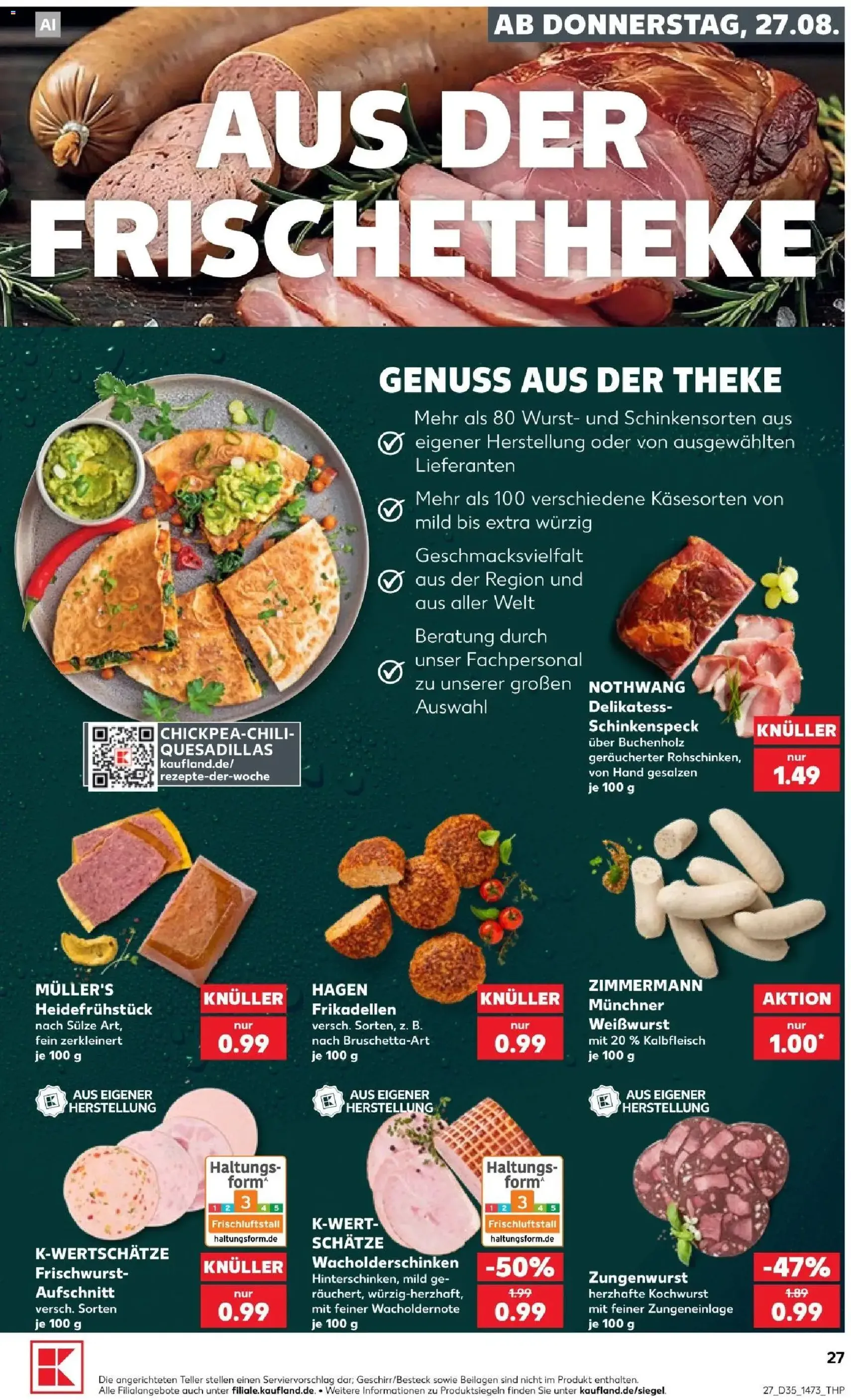 Kaufland Prospekt - Gültiger Prospekt ab 27.08.2026, Seite 27 von insgesamt 60