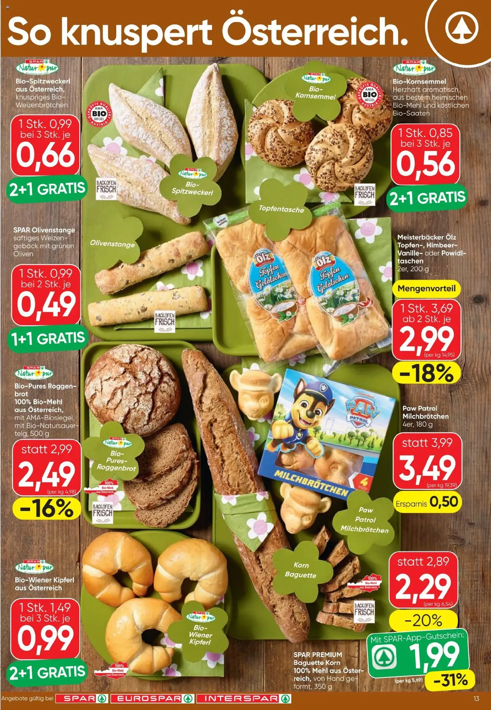 Spar Flugblatt - Gültiger Prospekt ab 03.06.2026, Seite 13 von insgesamt 20