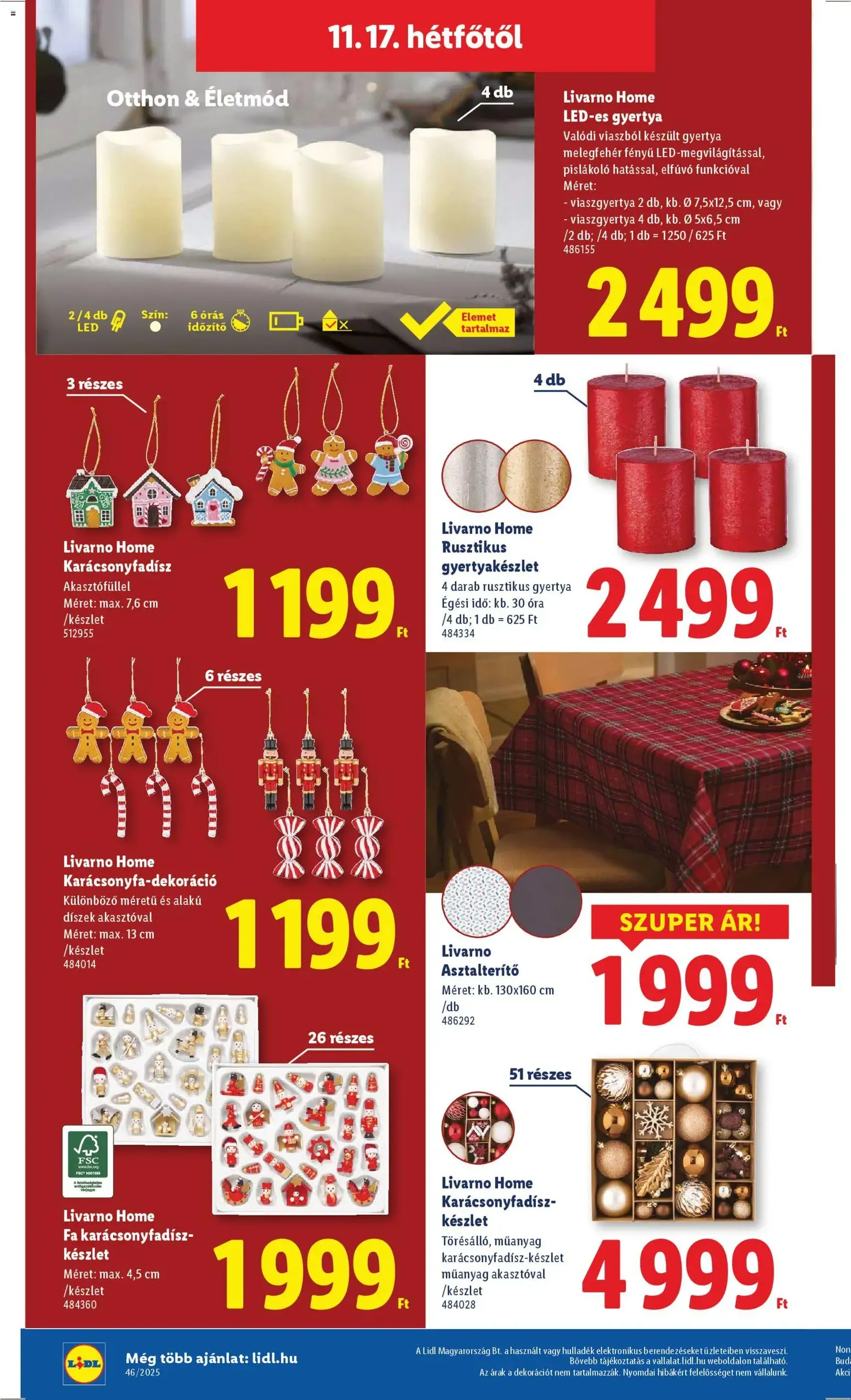 Lidl Akciós újság - 2025.11.13. érvényes szórólap 36 oldal 52 oldalból