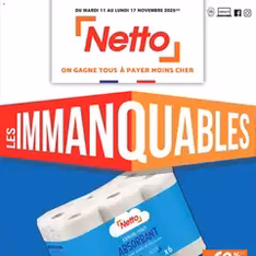Netto - catalogue Immanquables - Prévisualisation du catalogue valable à partir du 11/11/2025