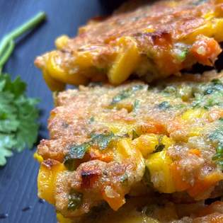 Recipe preview Delicious Carrot Corn Fritters Recipe