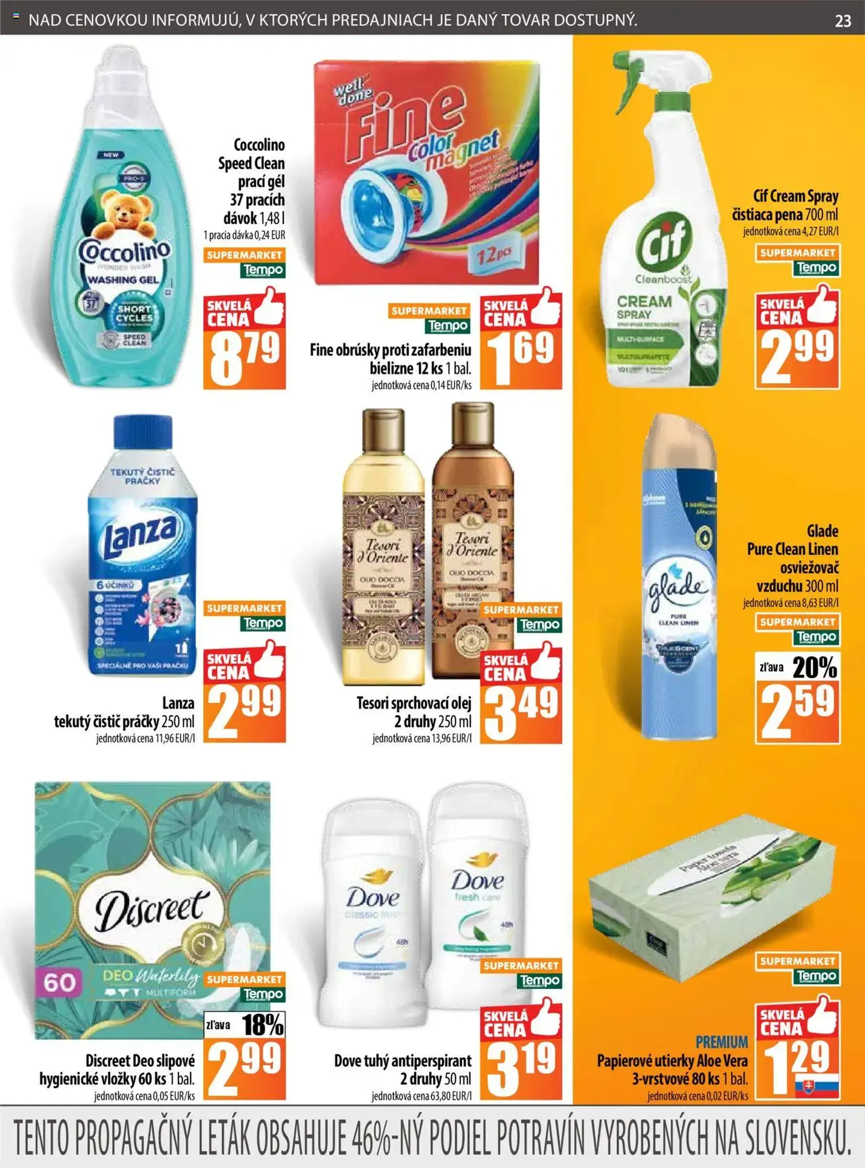 COOP Jednota leták - platný leták od 07.08.2025 strana 23 z 28 COOP Jednota leták - platný leták od 07.08.2025 strana 23 z 28